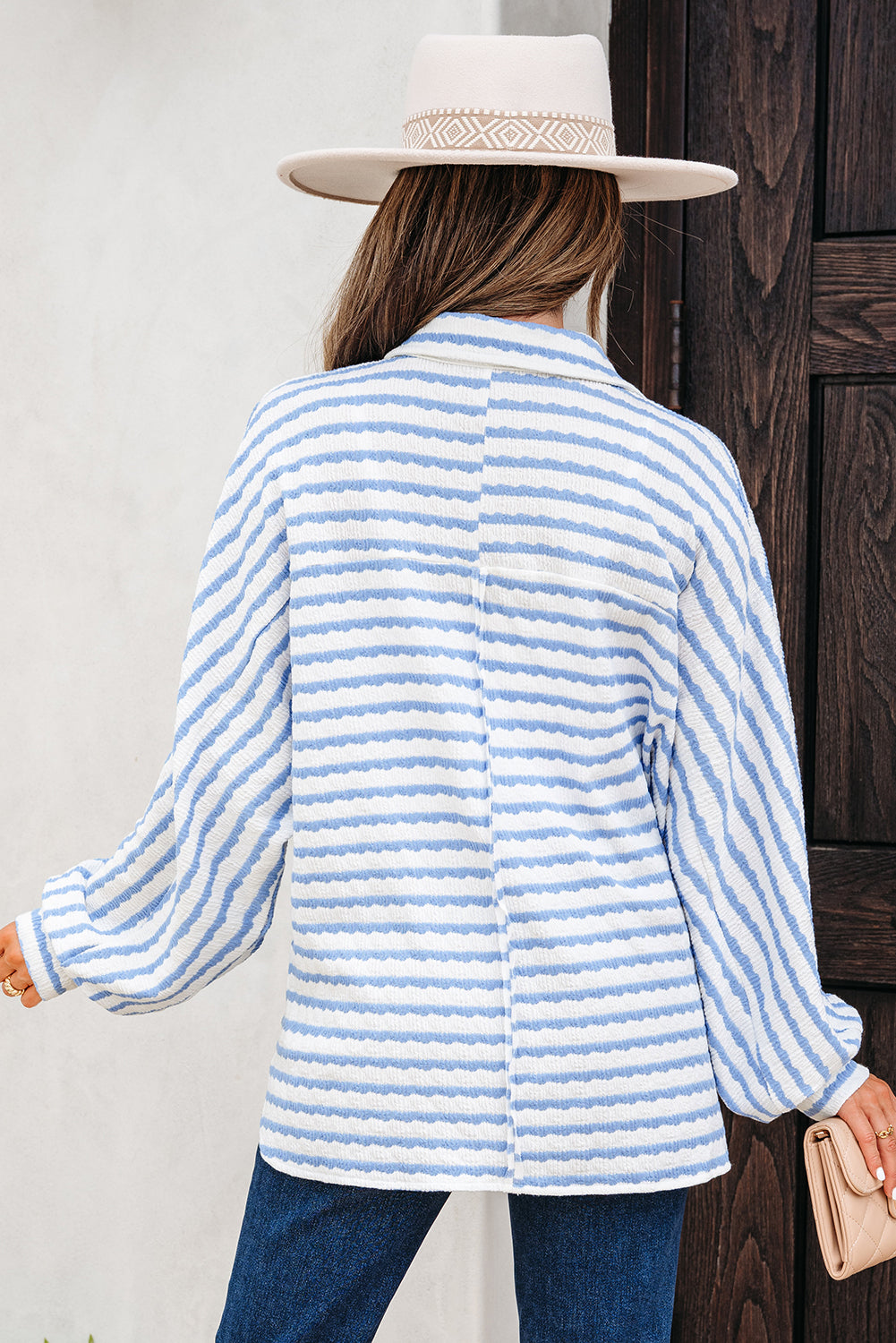 Seaside Grace Striped Blouse