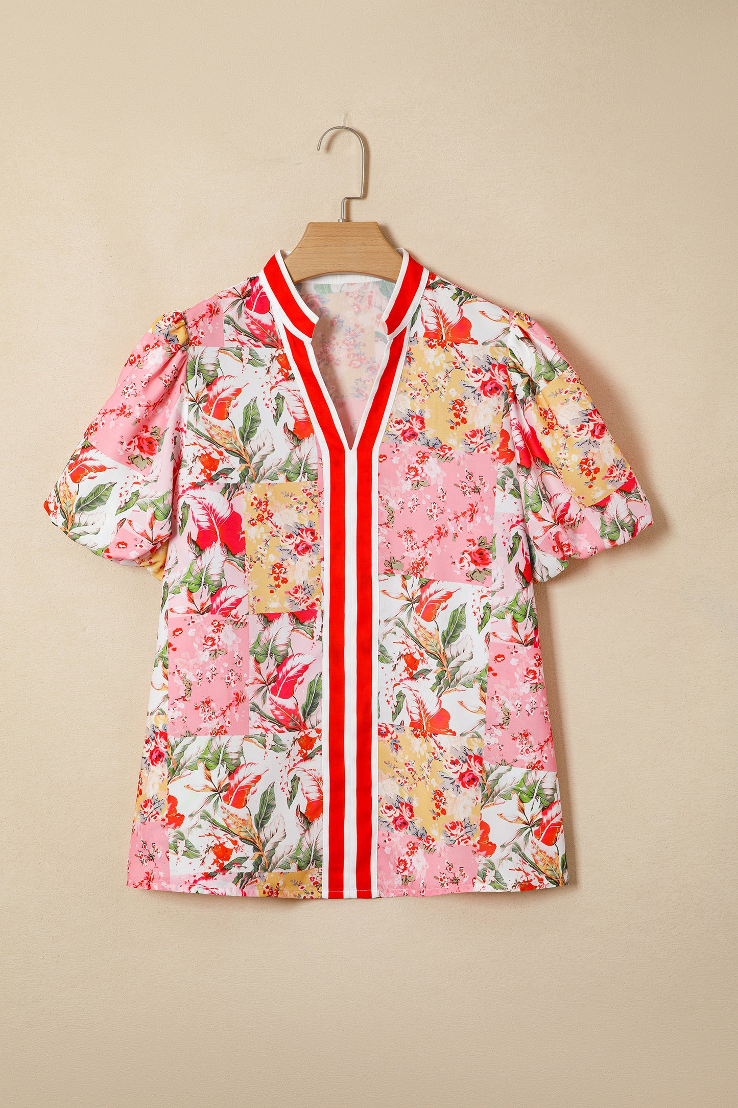 Rosé Garden Stripe Blouse