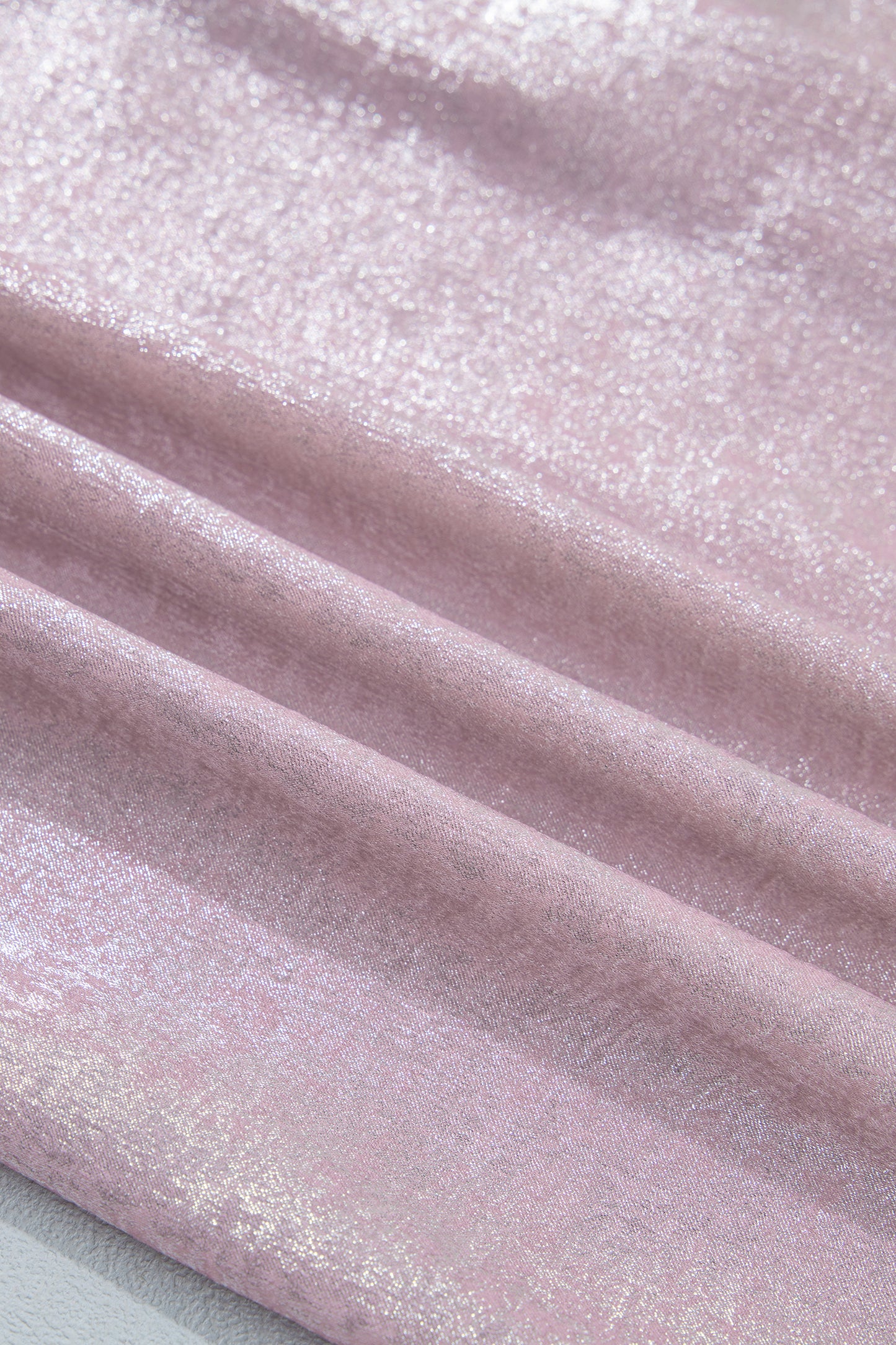 Pink Champagne Shimmer Blouse