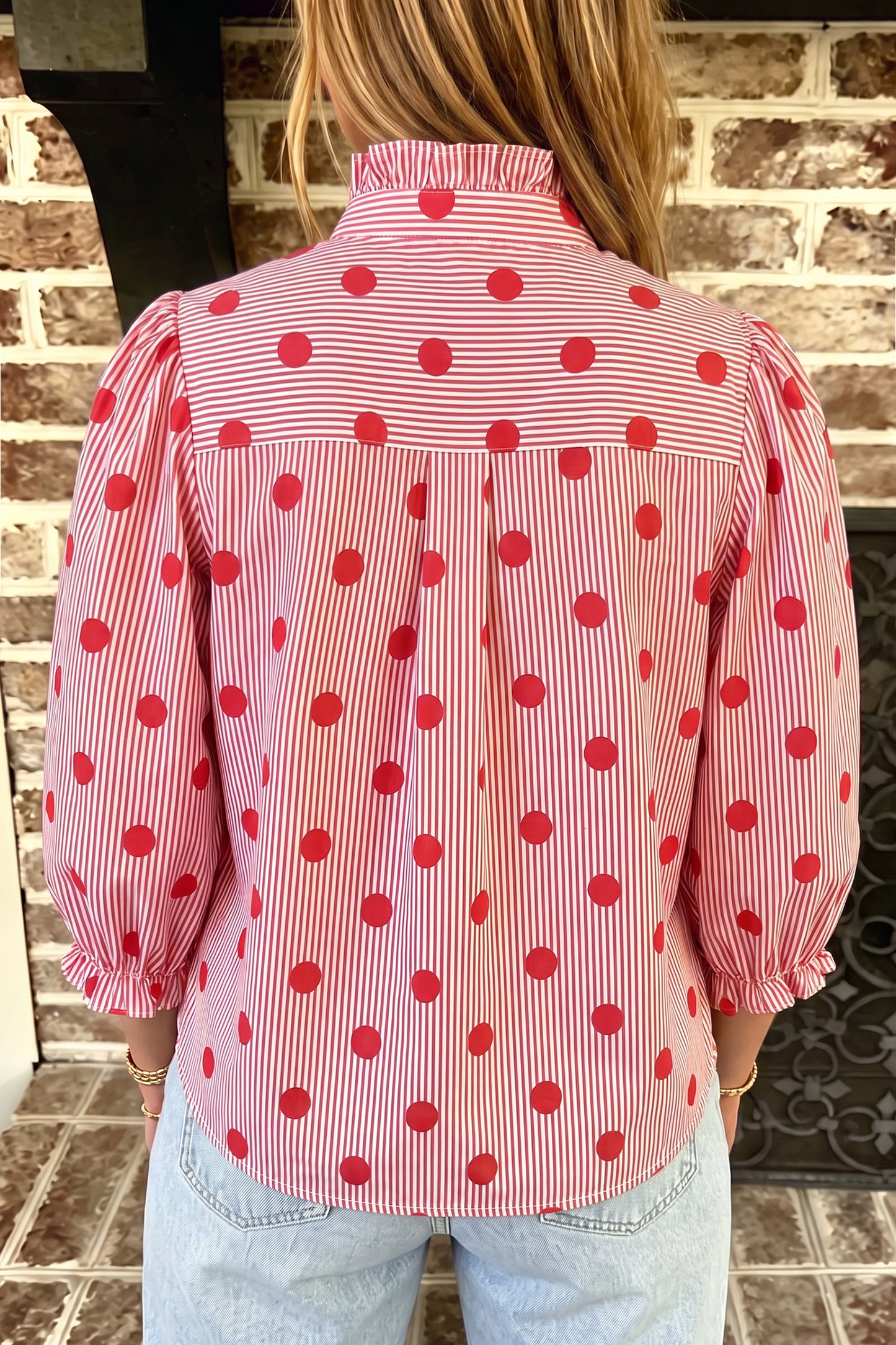 The Dot & Frill Blouse