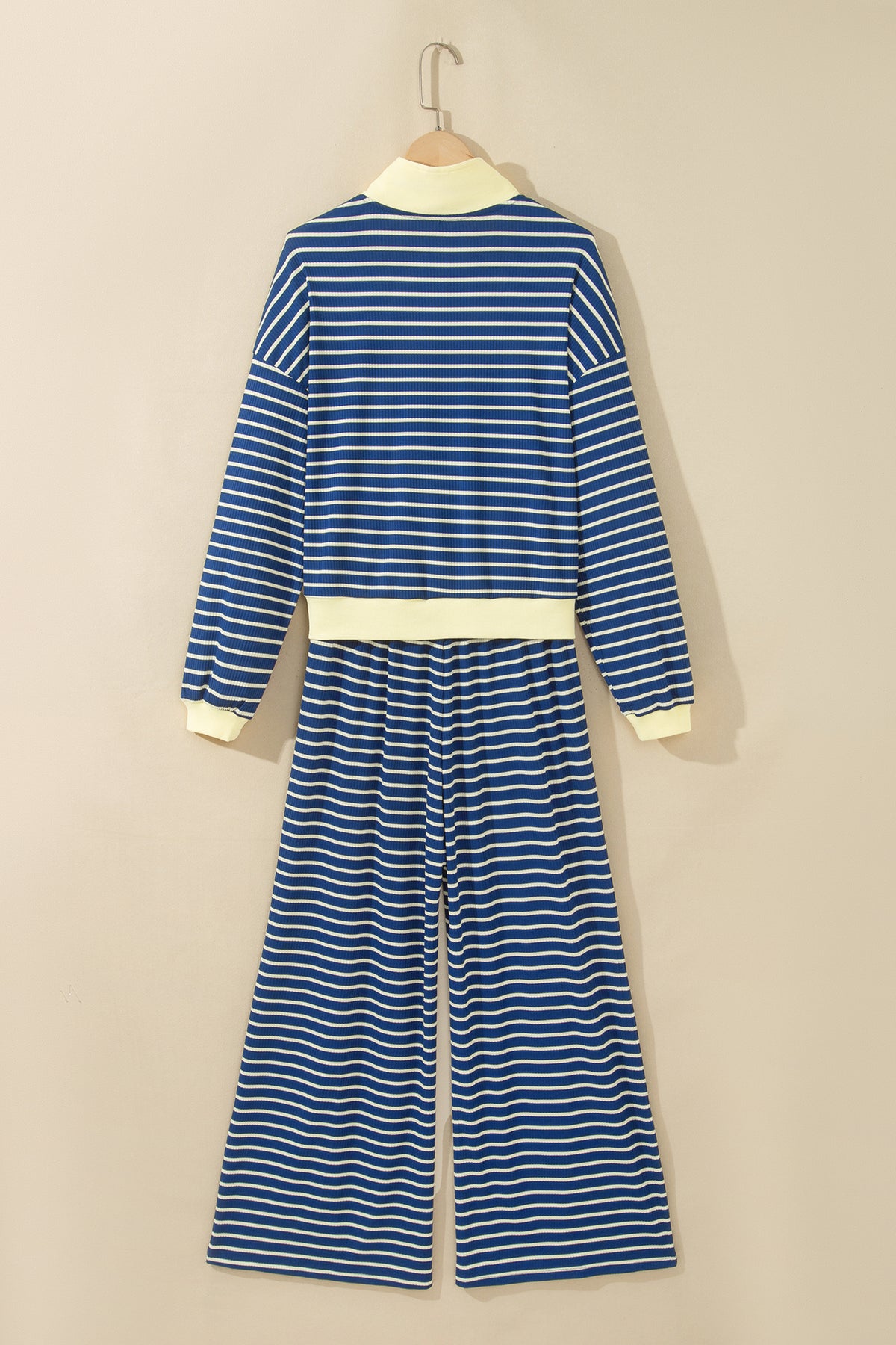 The Blue & Butter Stripe Set