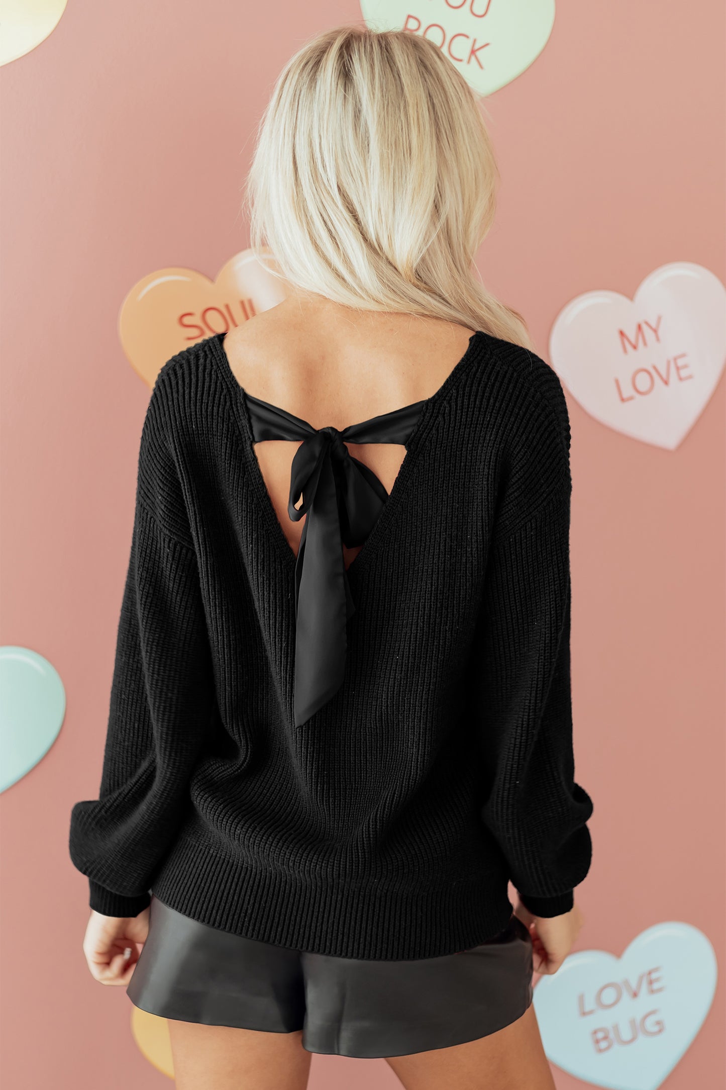 Tie the Night Sweater