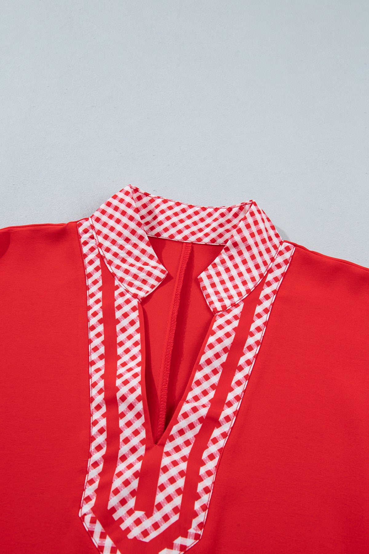 The Kickoff Classic Gingham Blouse
