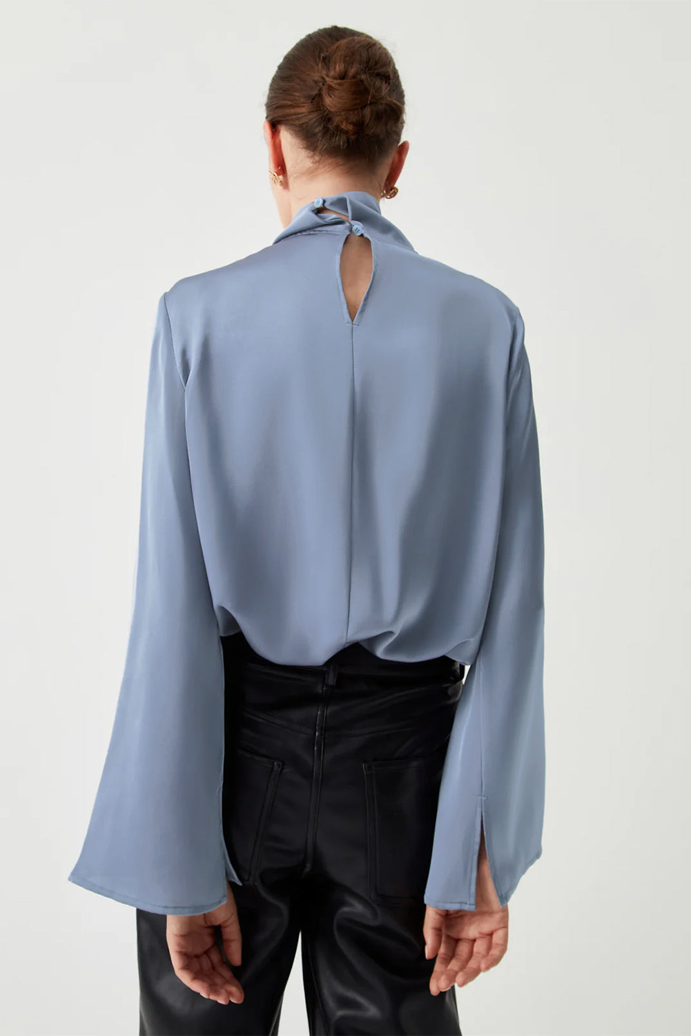 Moonlit Silk Twist Blouse