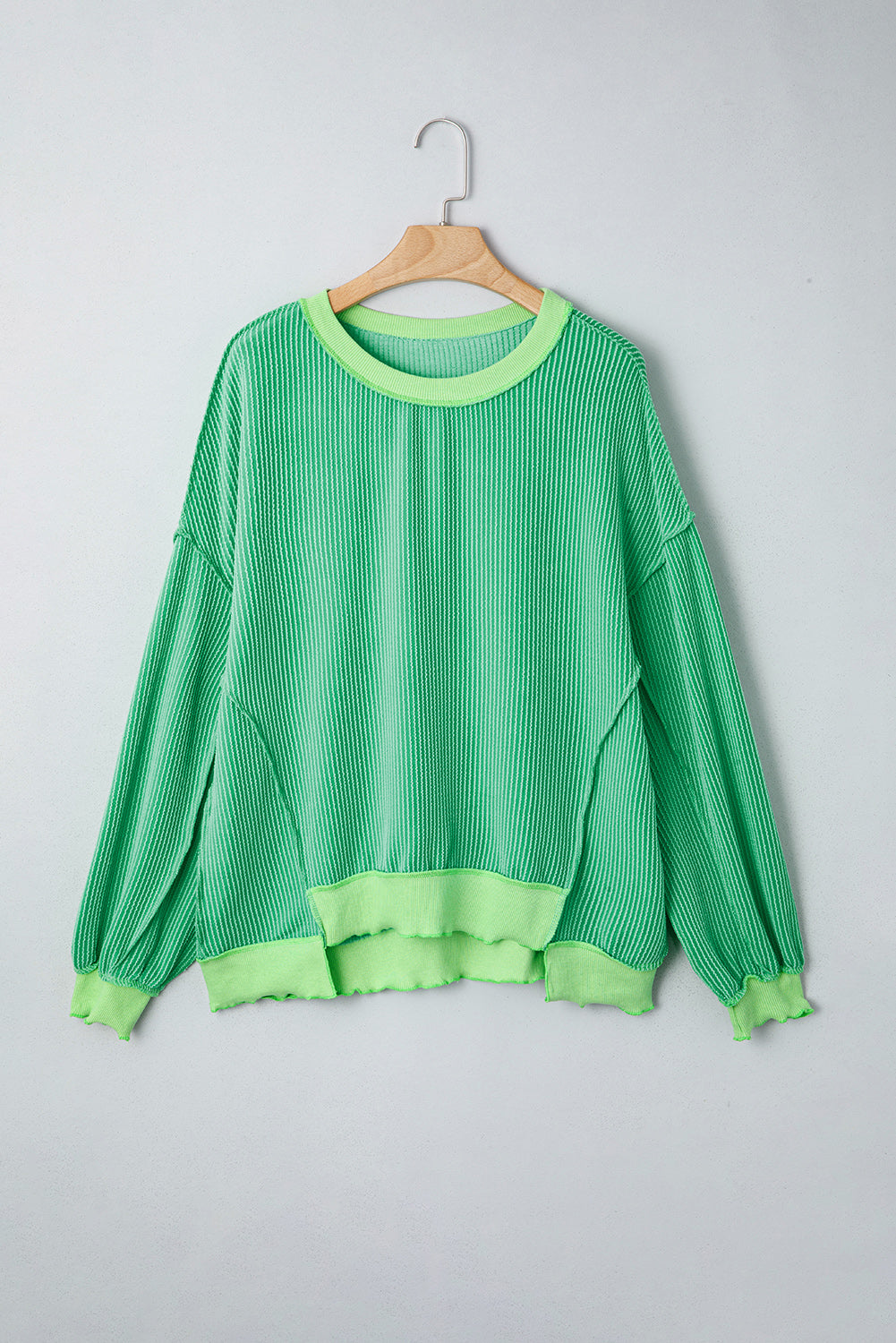 Minted Charm Textured Knit Top