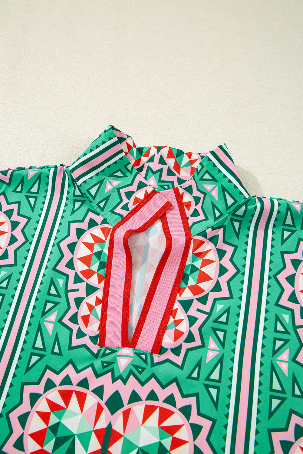 Emerald Mosaic Blouse