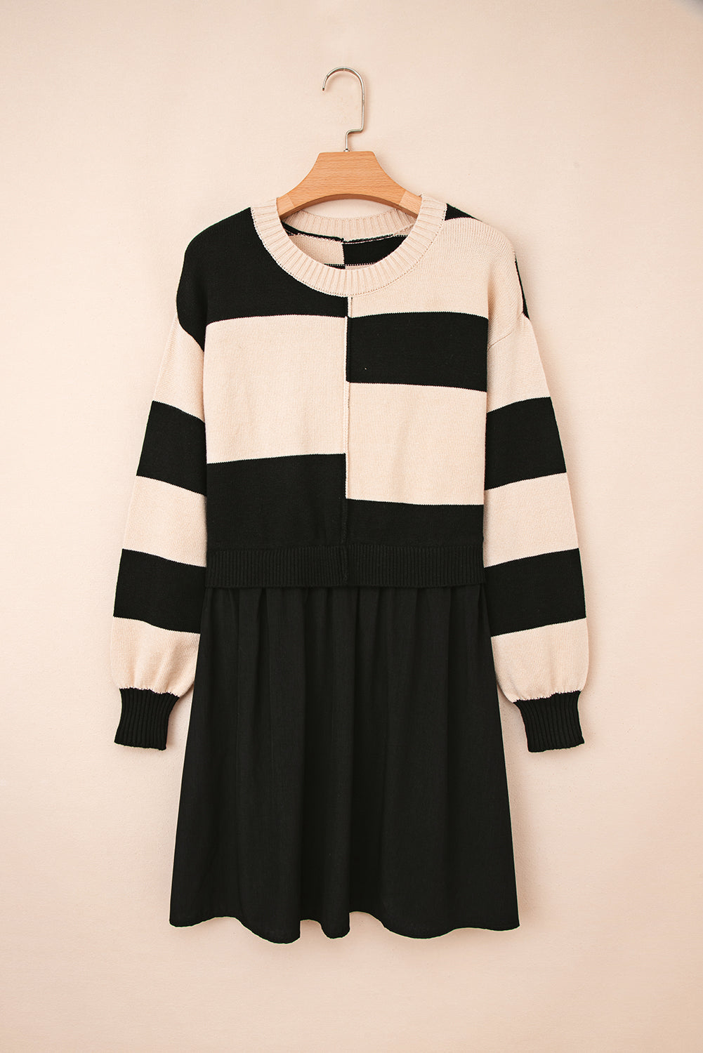 The Soho Statement Stripe Sweater Dress