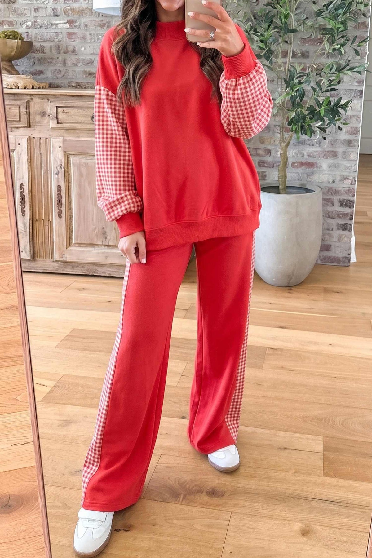 The Check It Out Pant Set