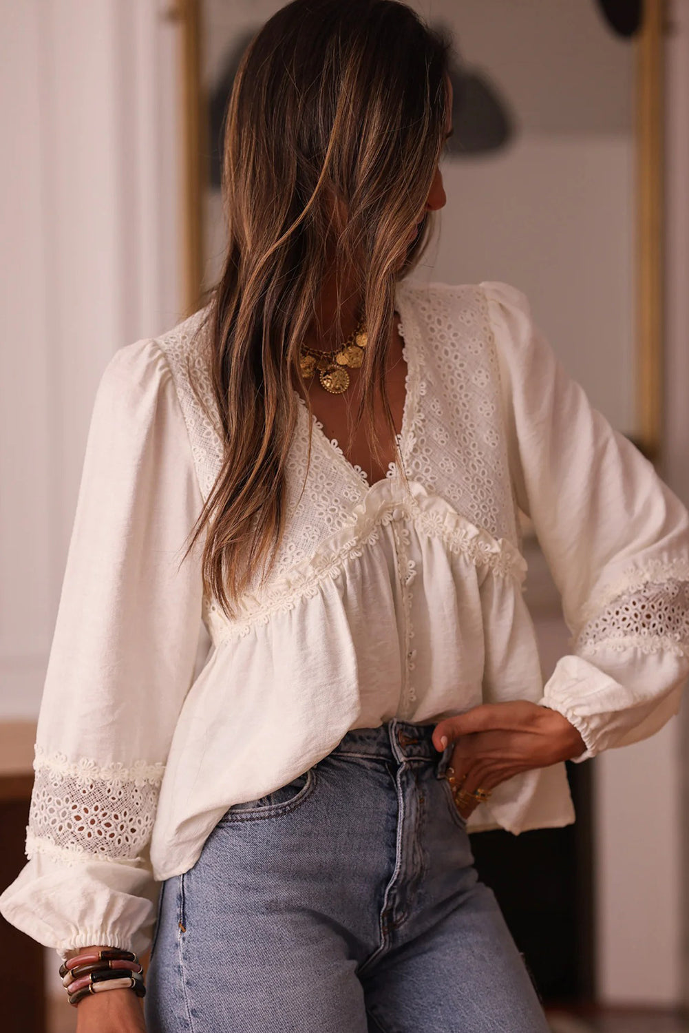 The Heirloom Lace Darling Blouse