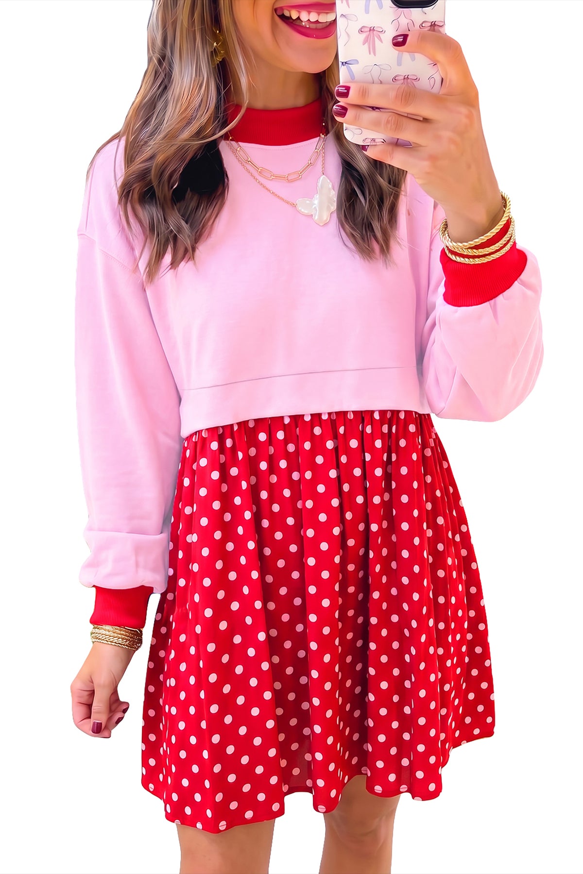 The Sweetheart Spot Polka Dot Dress