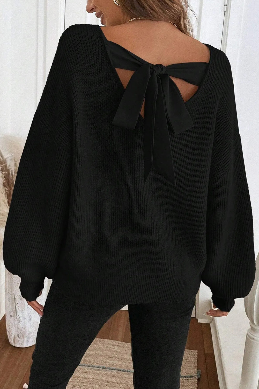 Tie the Night Sweater