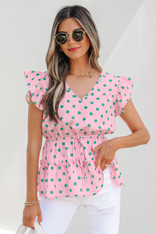 Sweet Pea Polka Dot Top