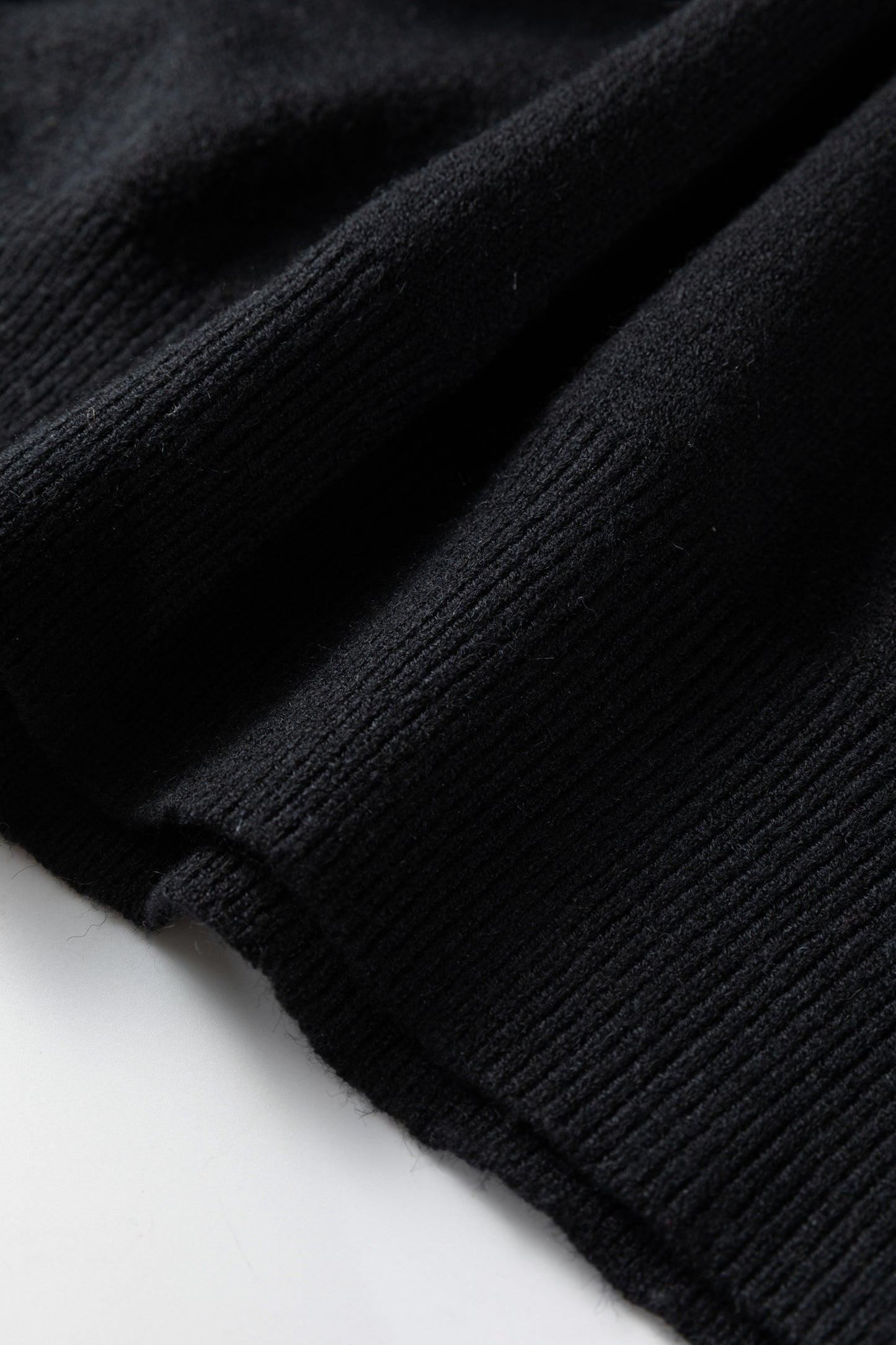 Midnight Ribbed Sweater Set