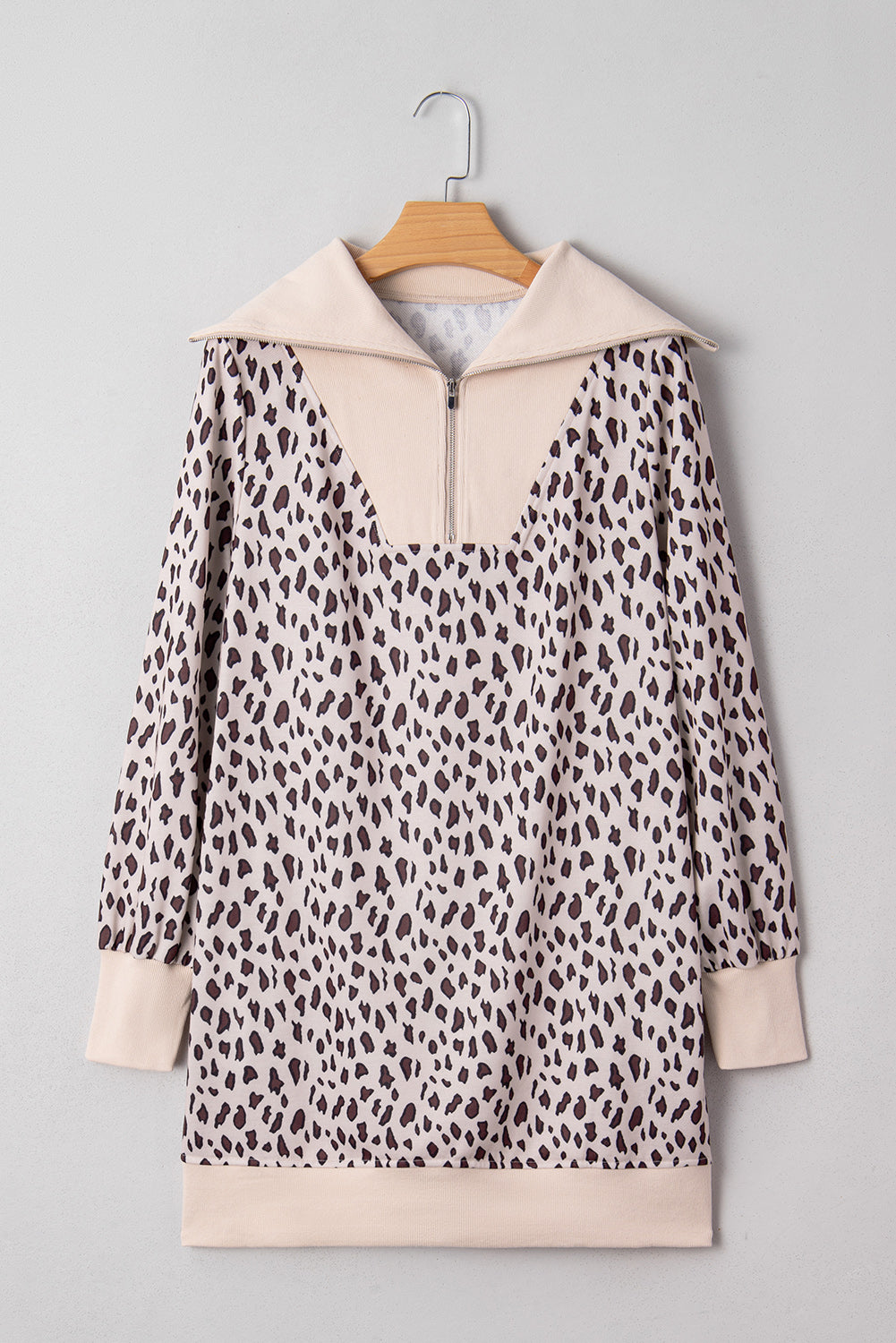 City Safari Quarter-Zip Dress