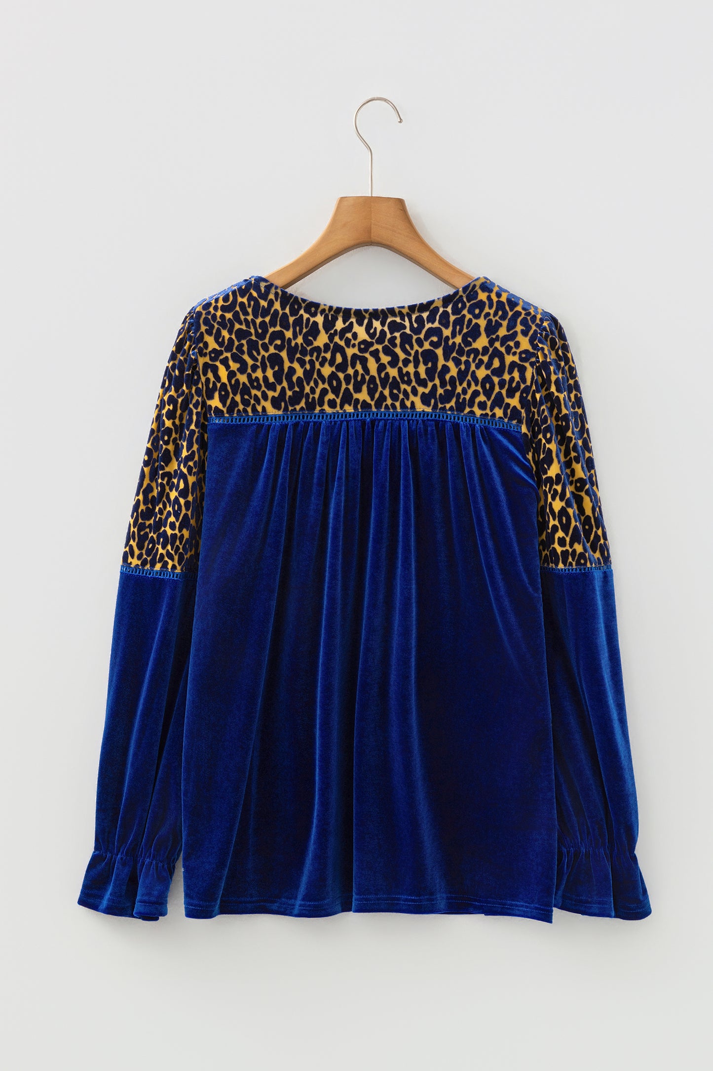 Royal Wild Velvet Blouse