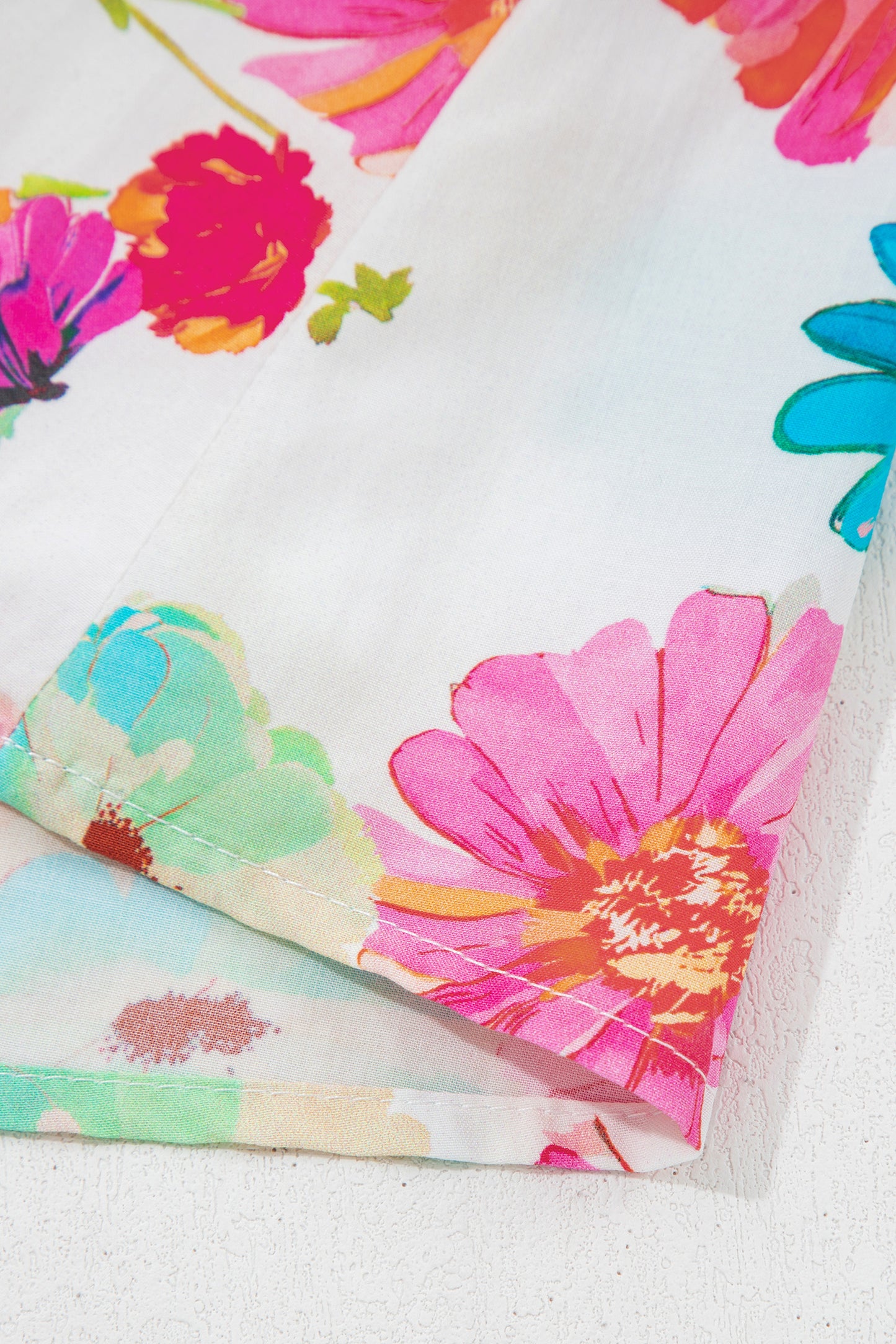 Watercolor Bloom Zip Dress