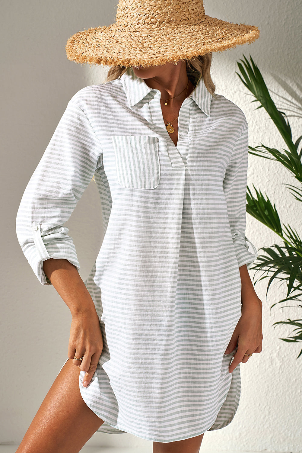 Seabreeze Striped Coverup