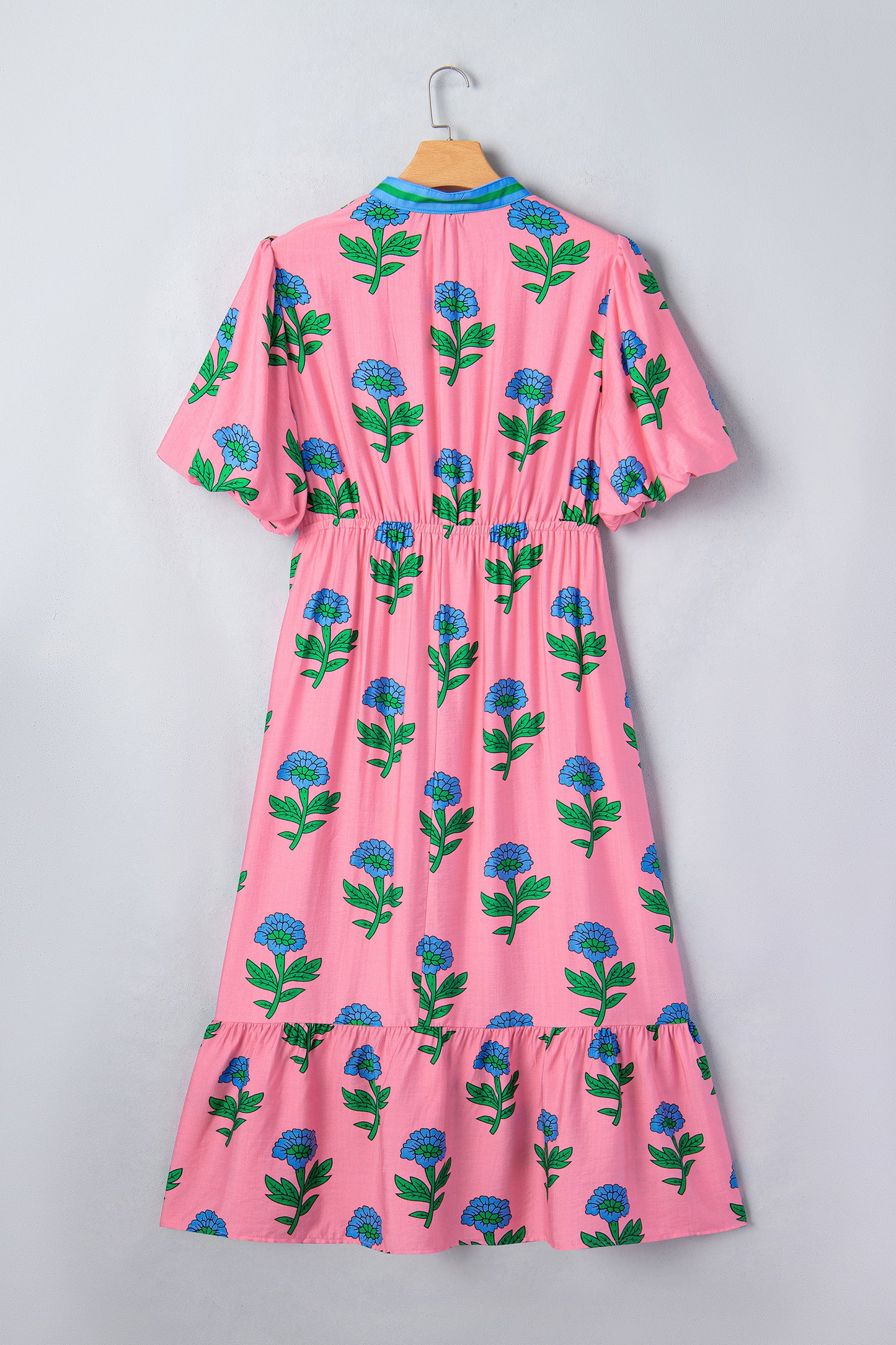 Curvy Pink Posy Promenade Maxi