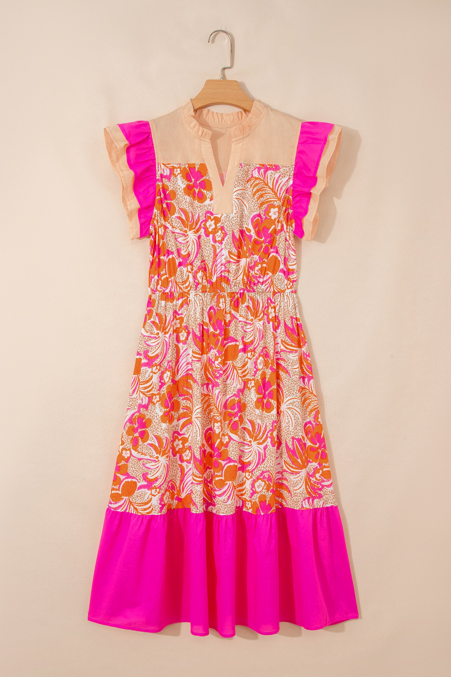 Petals in Motion Midi Dress
