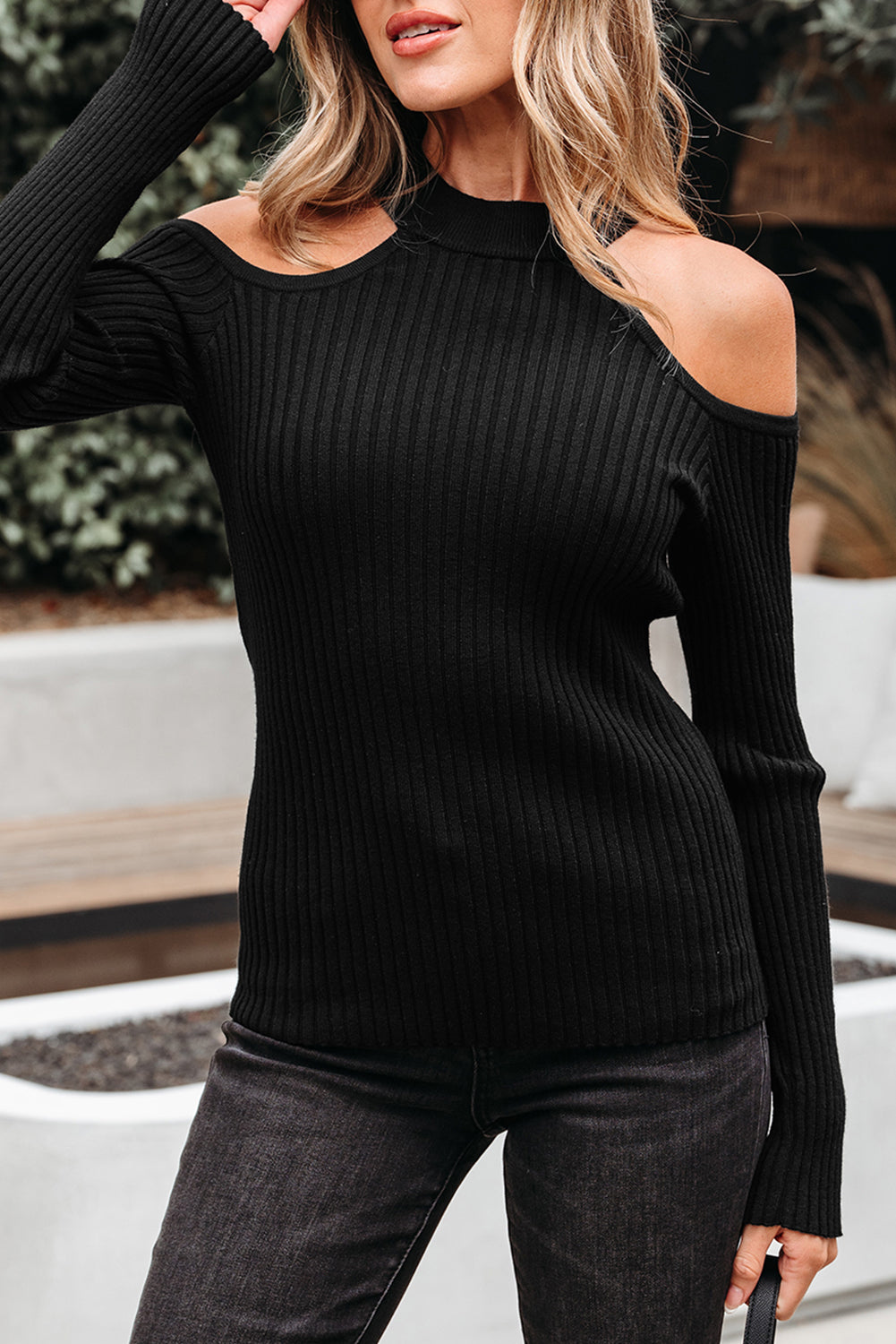 The After Hours Cutout Sweater