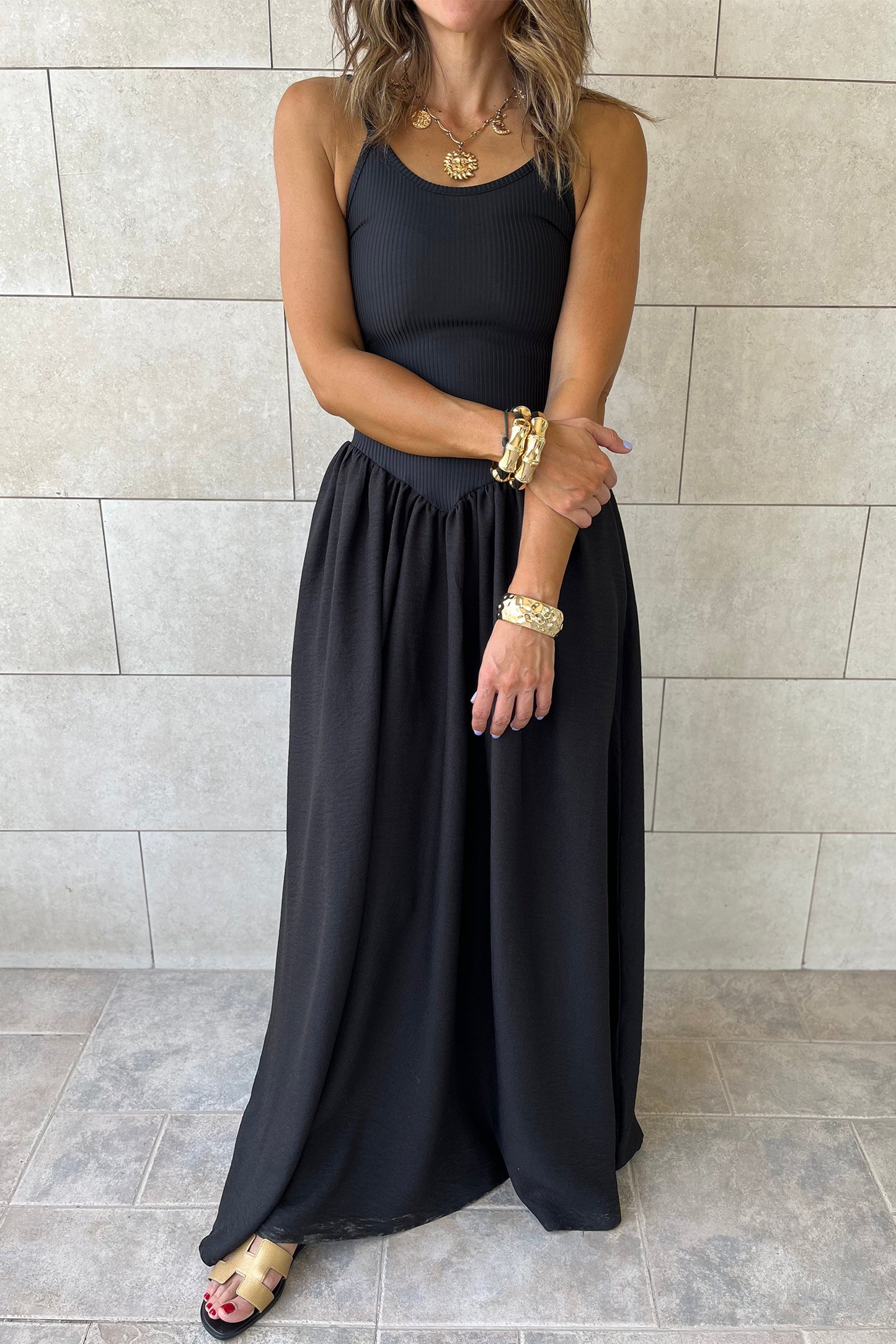 Midnight Grace Maxi Dress