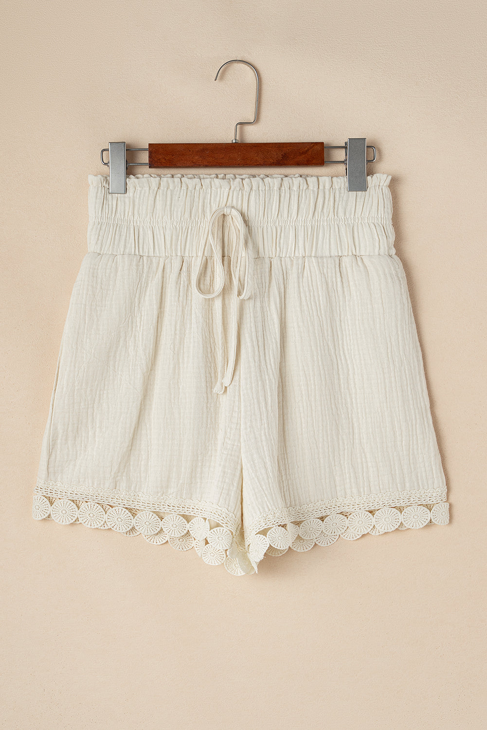 Coastal Charm Crochet Shorts