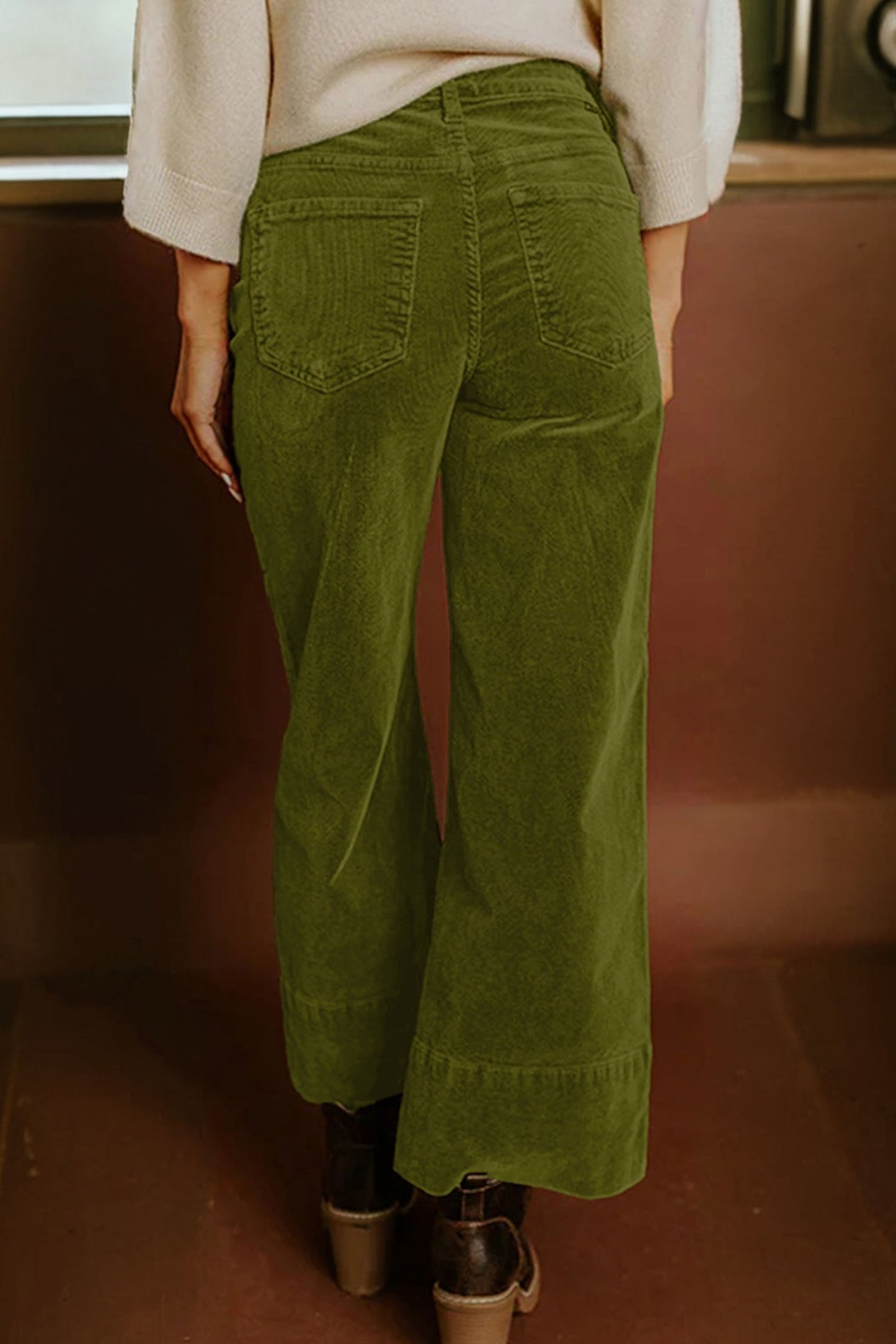 Olive Grove Corduroy Pant