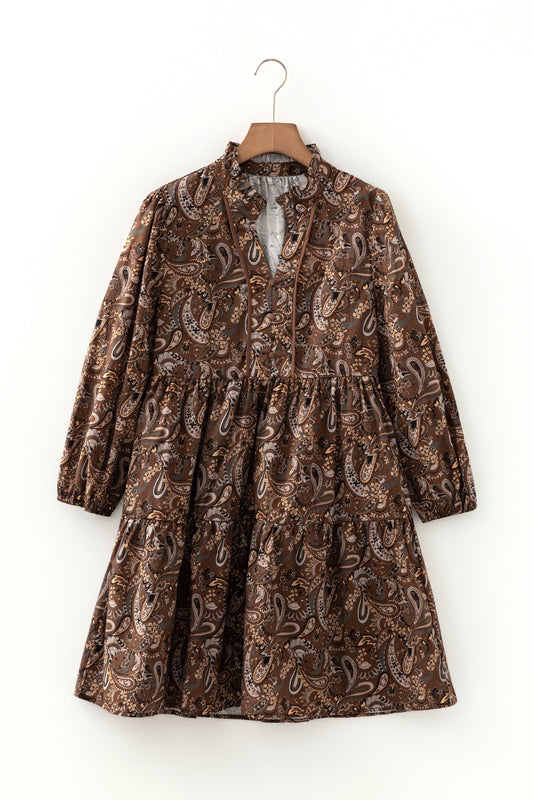 The Willow Woods Paisley Dress