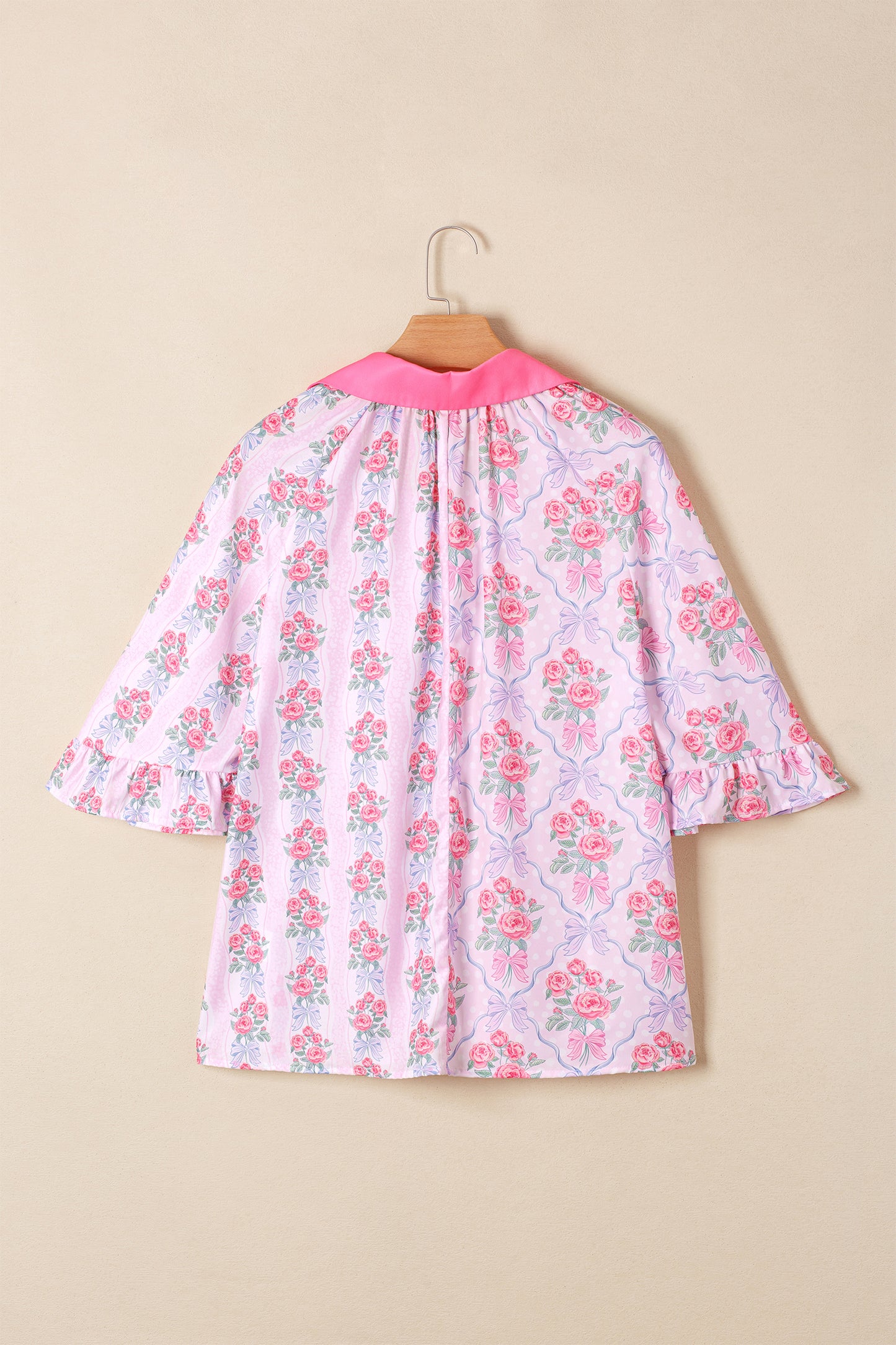Floral Half Sleeve Blouse