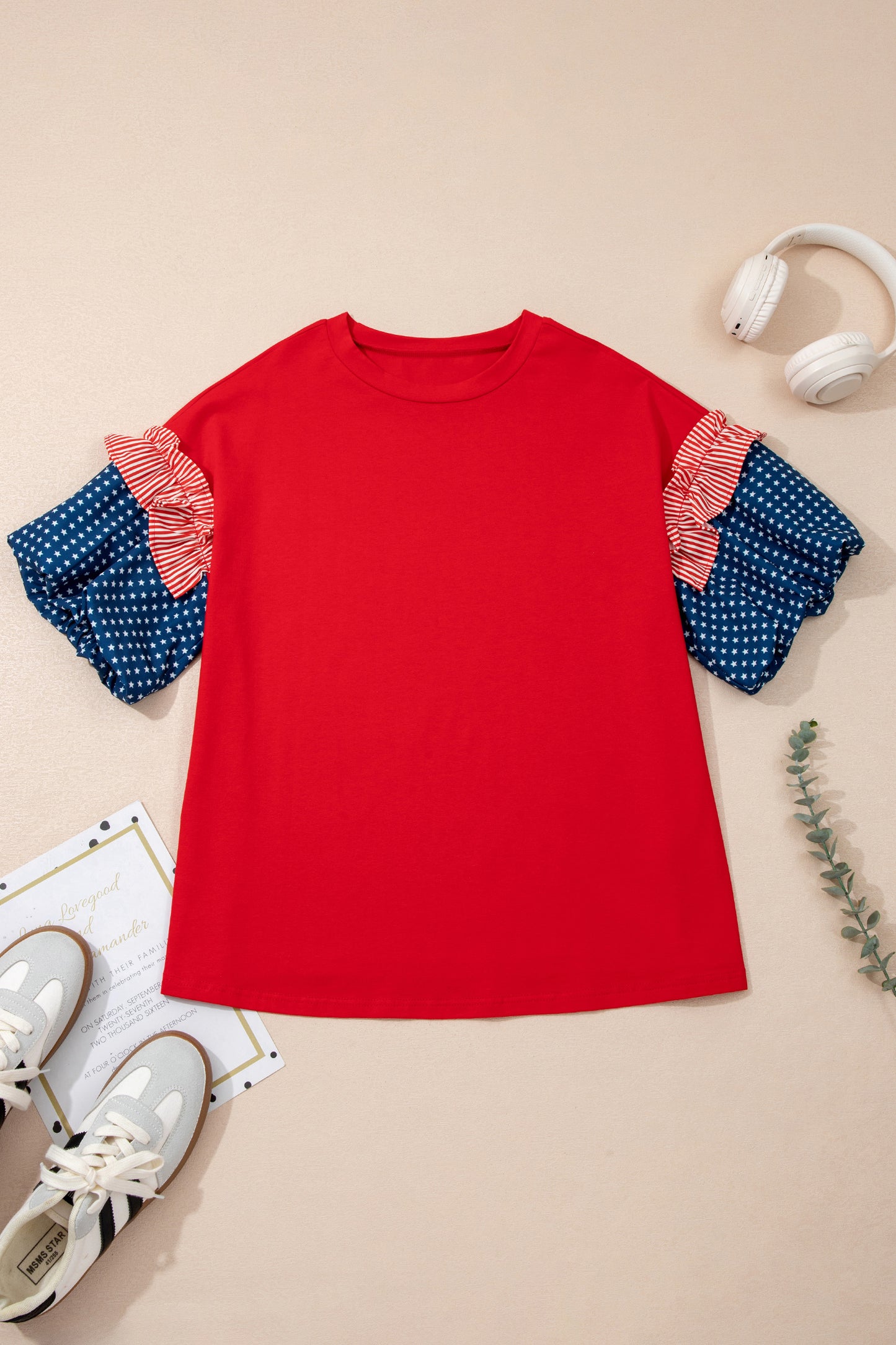 Liberty Belle Statement Blouse-Plus Size