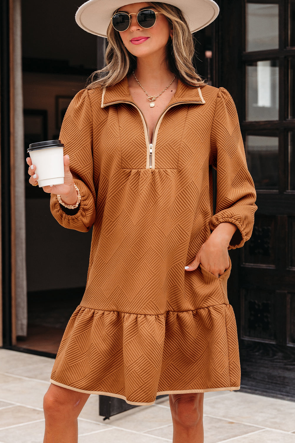 The Chestnut Charm Dress