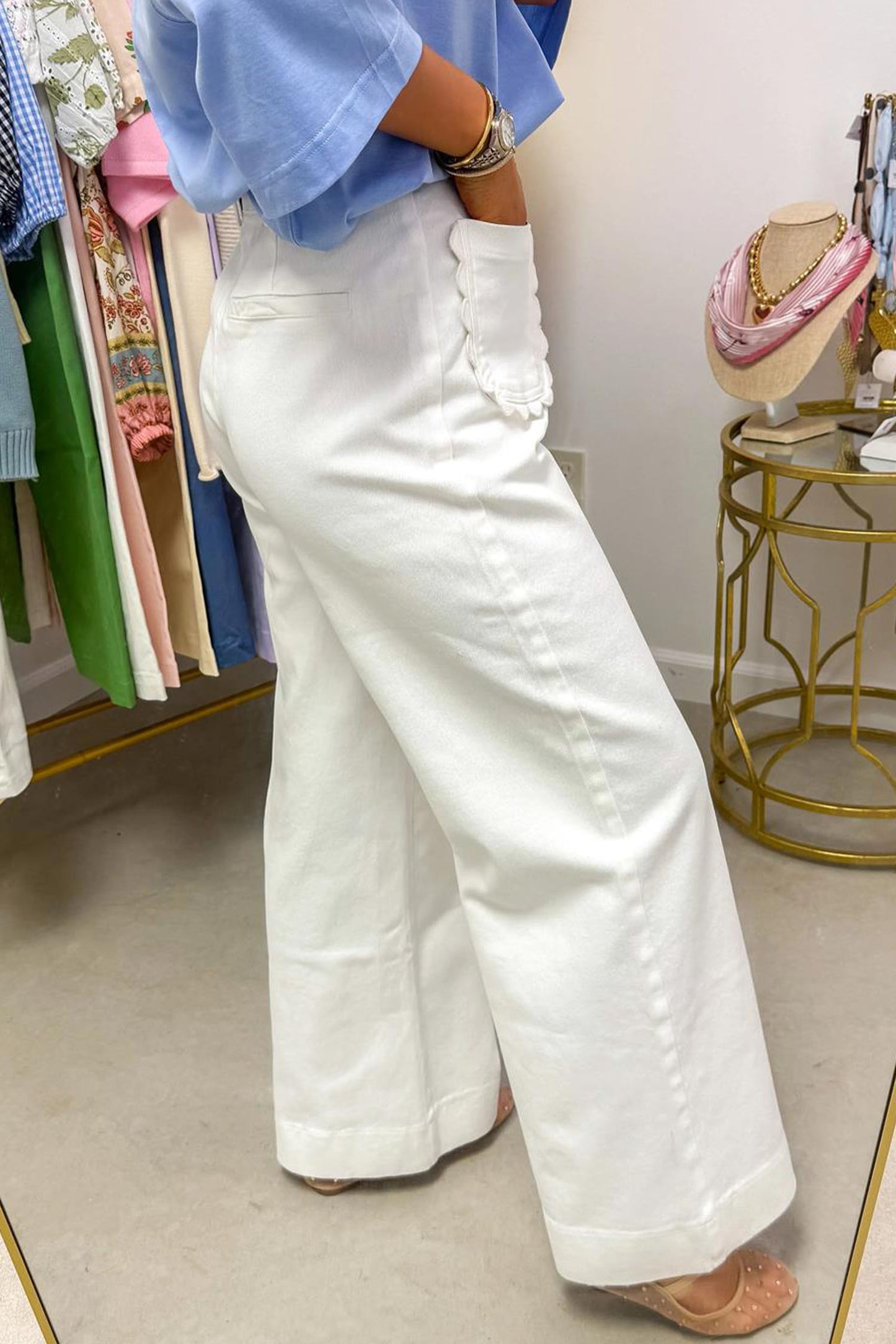Sunny Day Scallop Pants