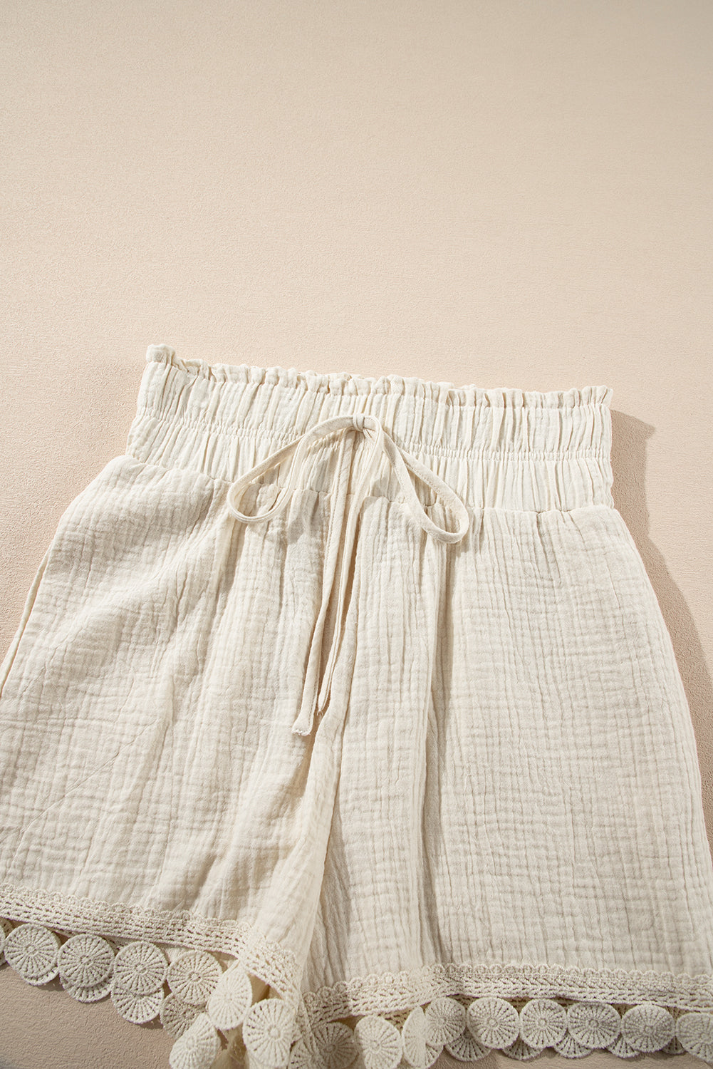 Coastal Charm Crochet Shorts