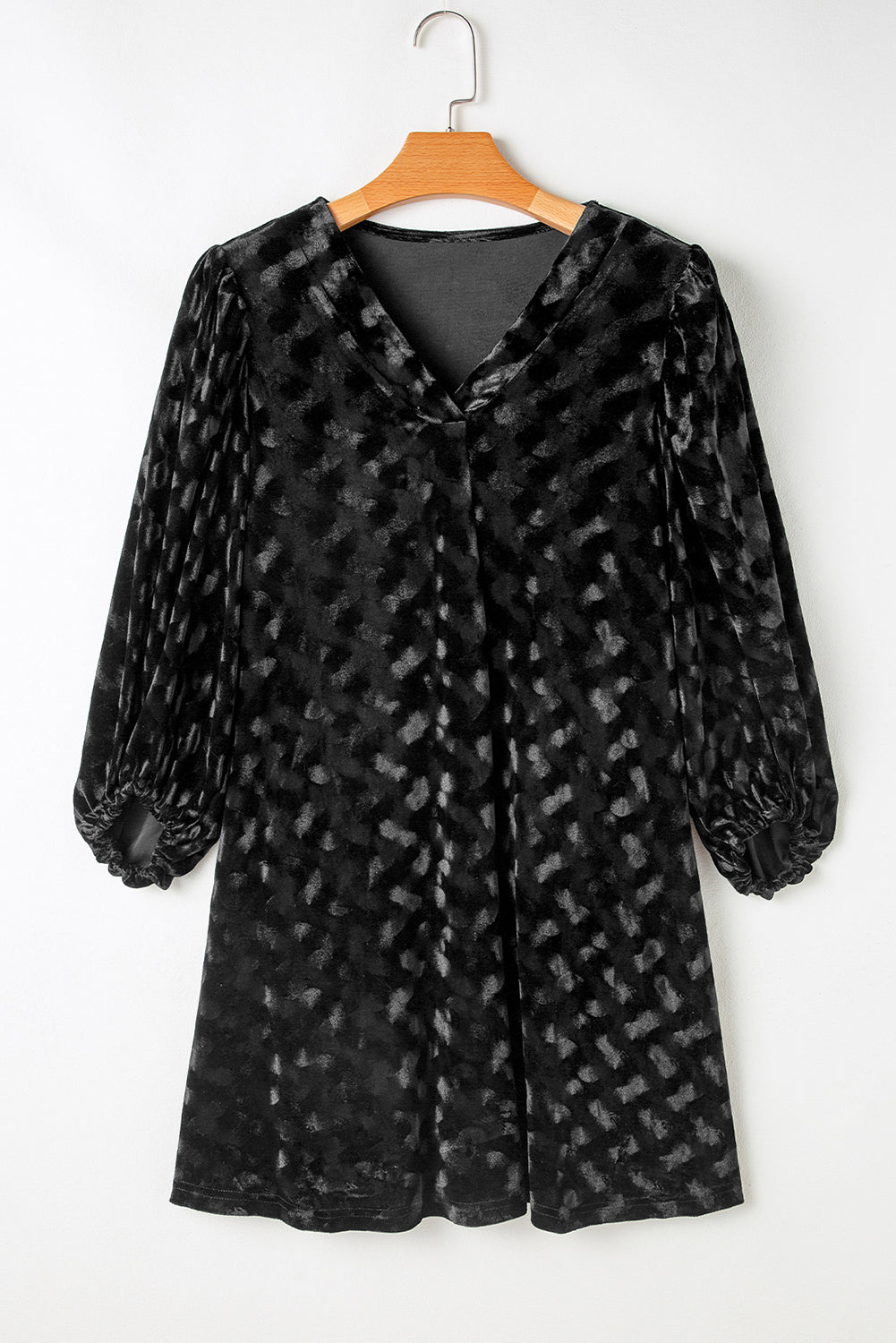 Midnight Velvet Luxe Swing Dress