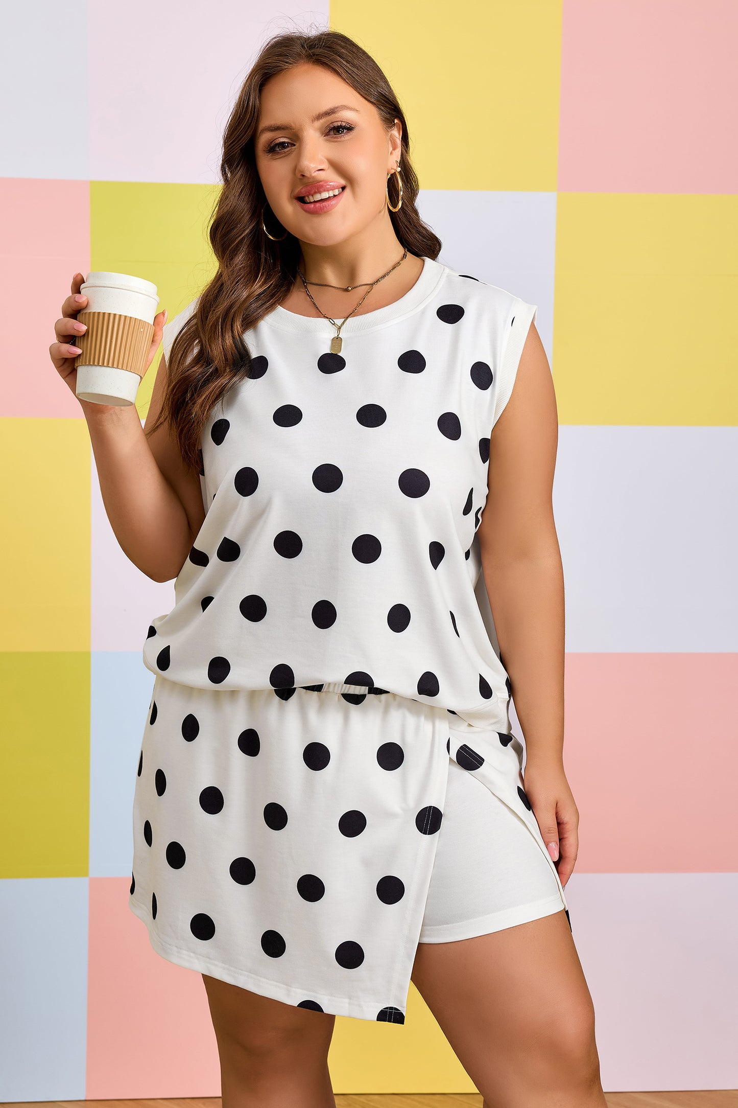 Monroe Manor Skort Set- Curvy