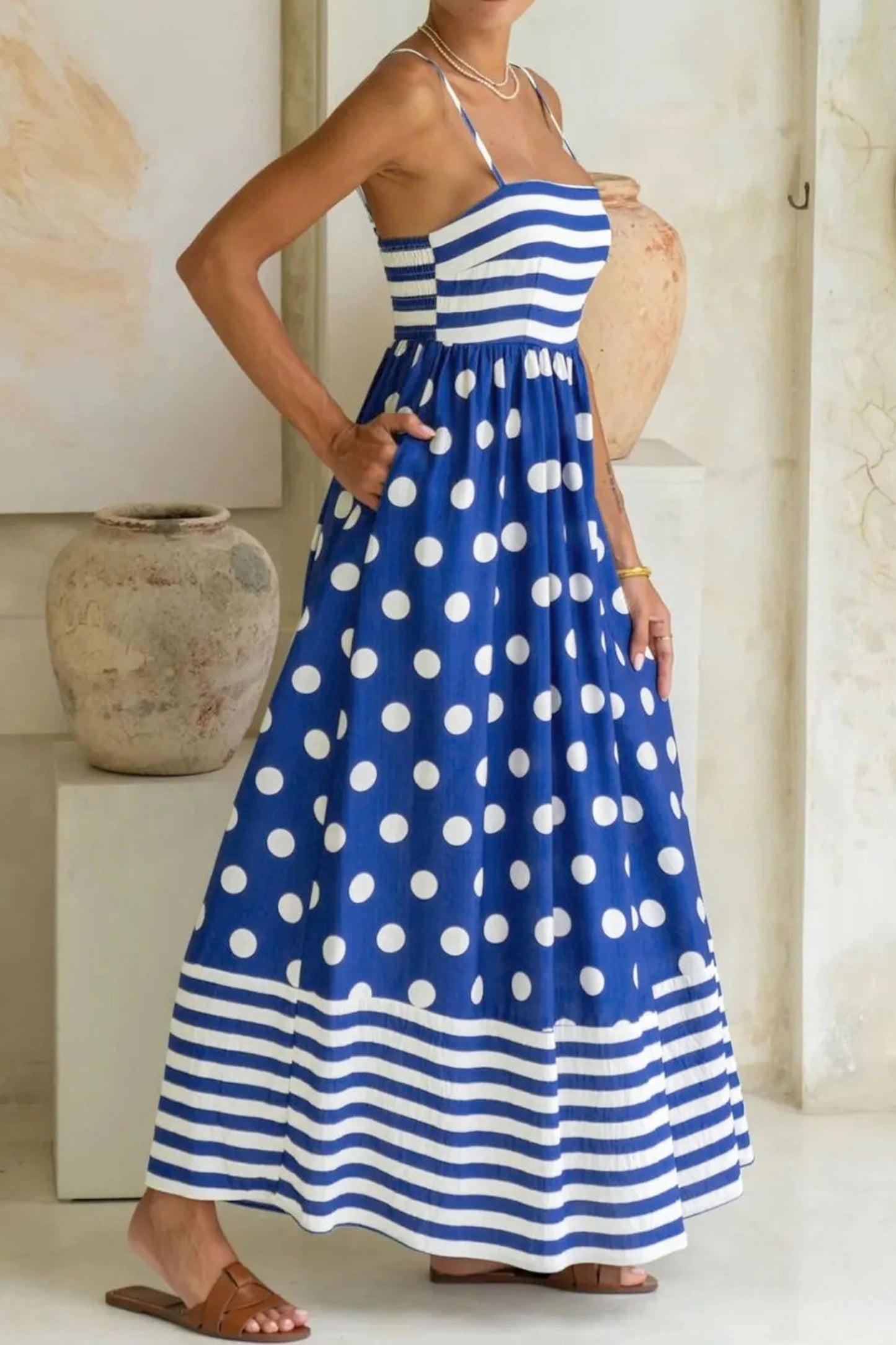 Seaside Polka Maxi
