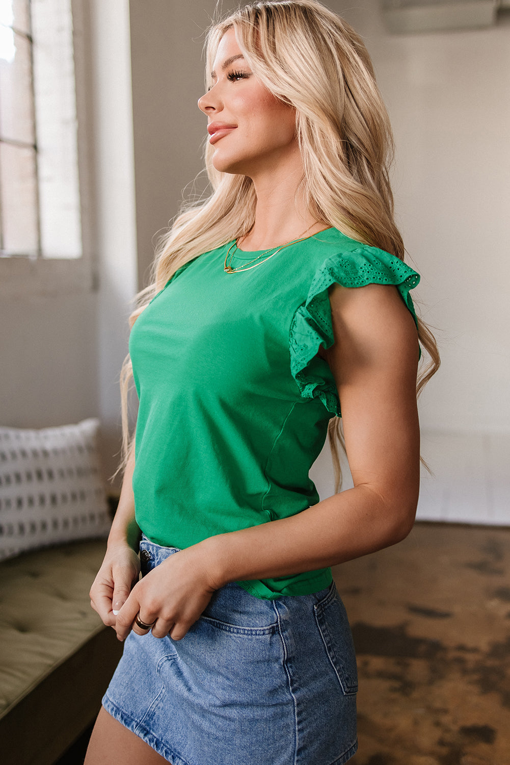 The Clover Coast Flutter Blouse
