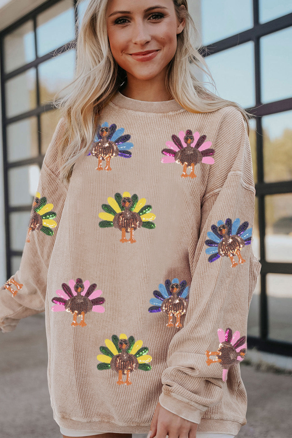 The Turkey Trot & Sparkle Sweatshirt