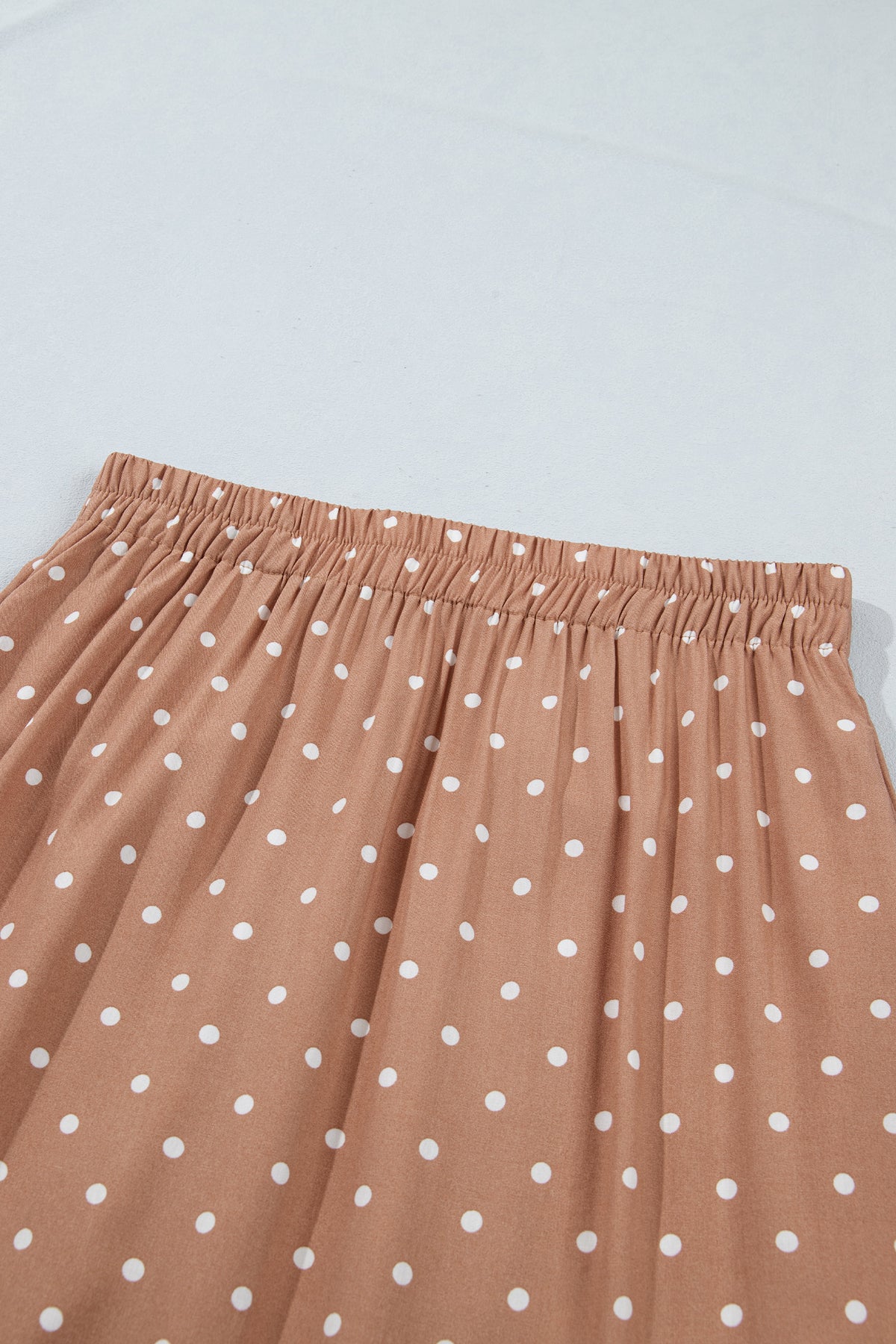 The Mocha Dot Social Skirt