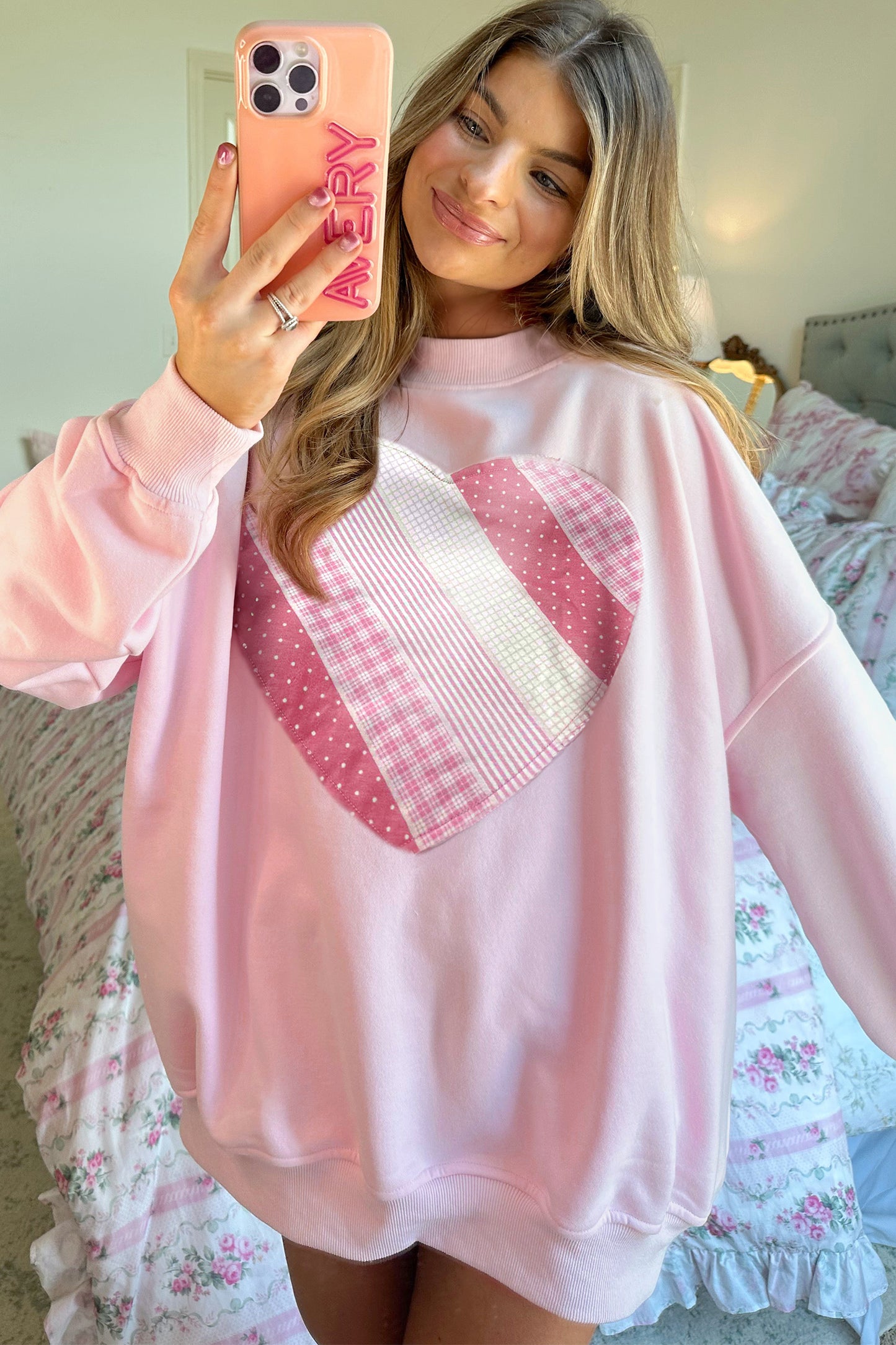 Sweetheart Patchwork Pullover