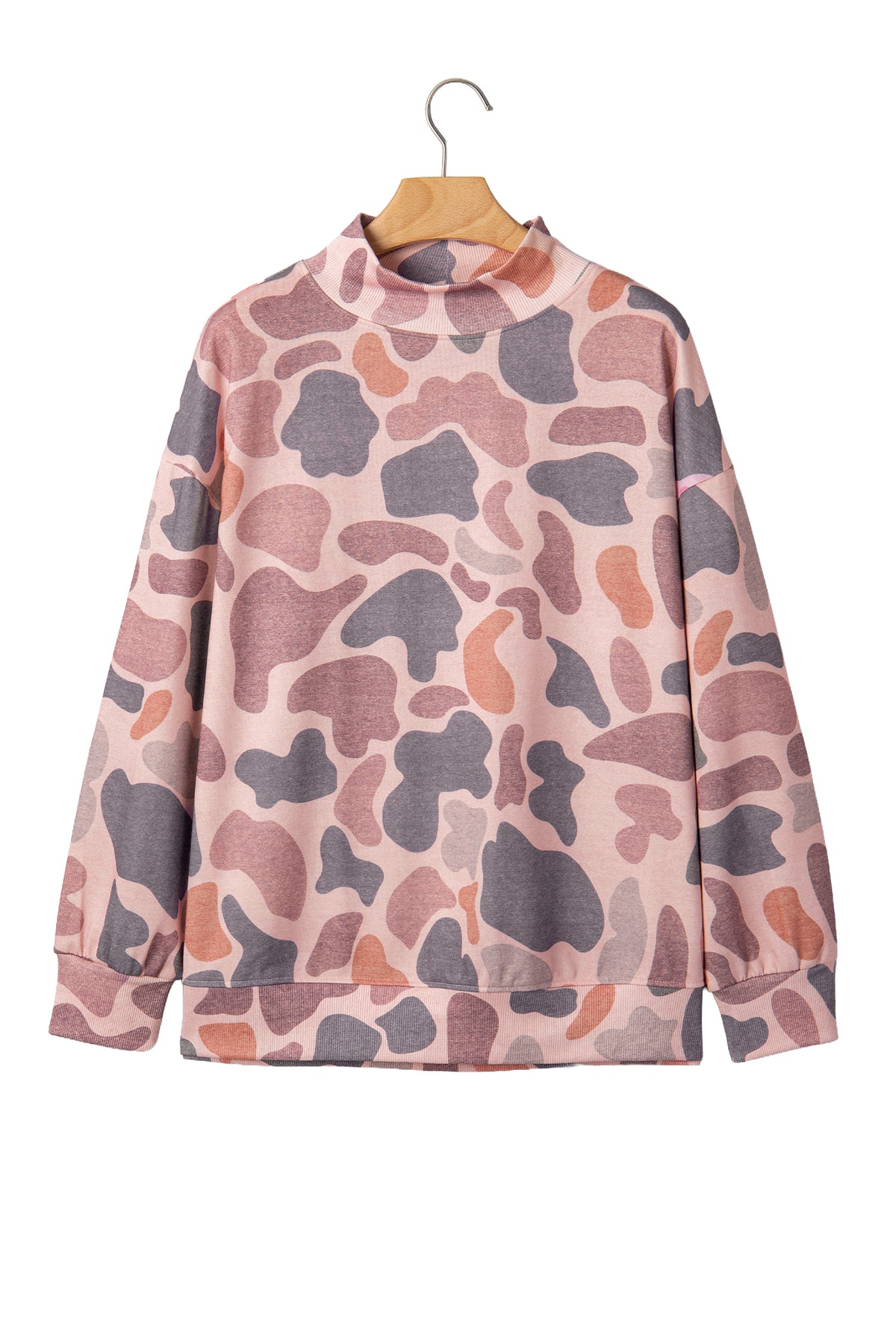 The Blush Wild Side Mock Neck