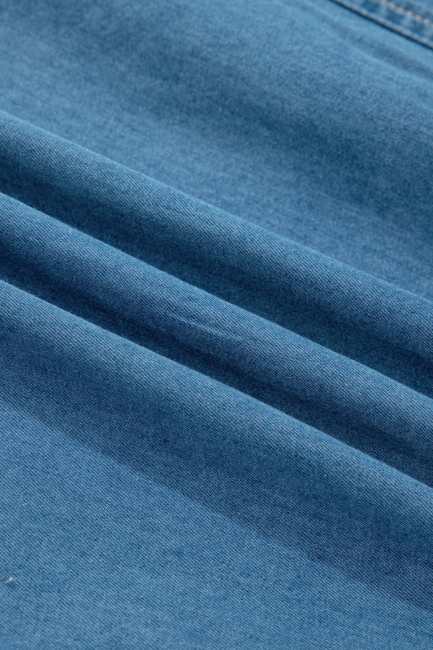 The Chambray Charm Mini Skirt