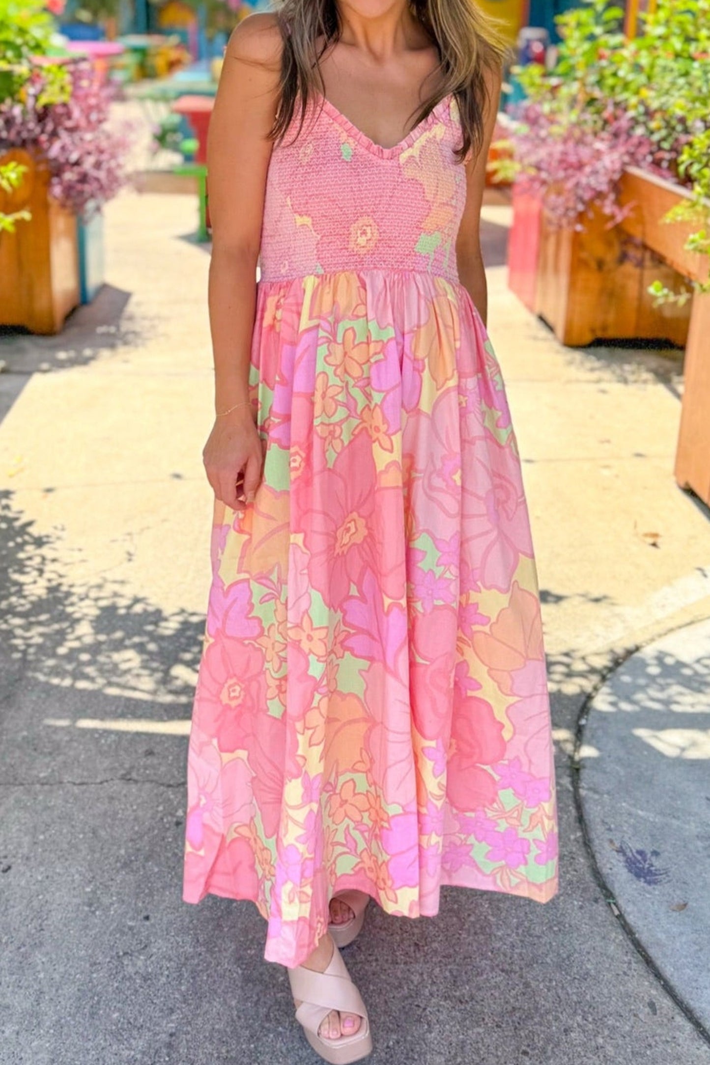 Peony Sunset Maxi