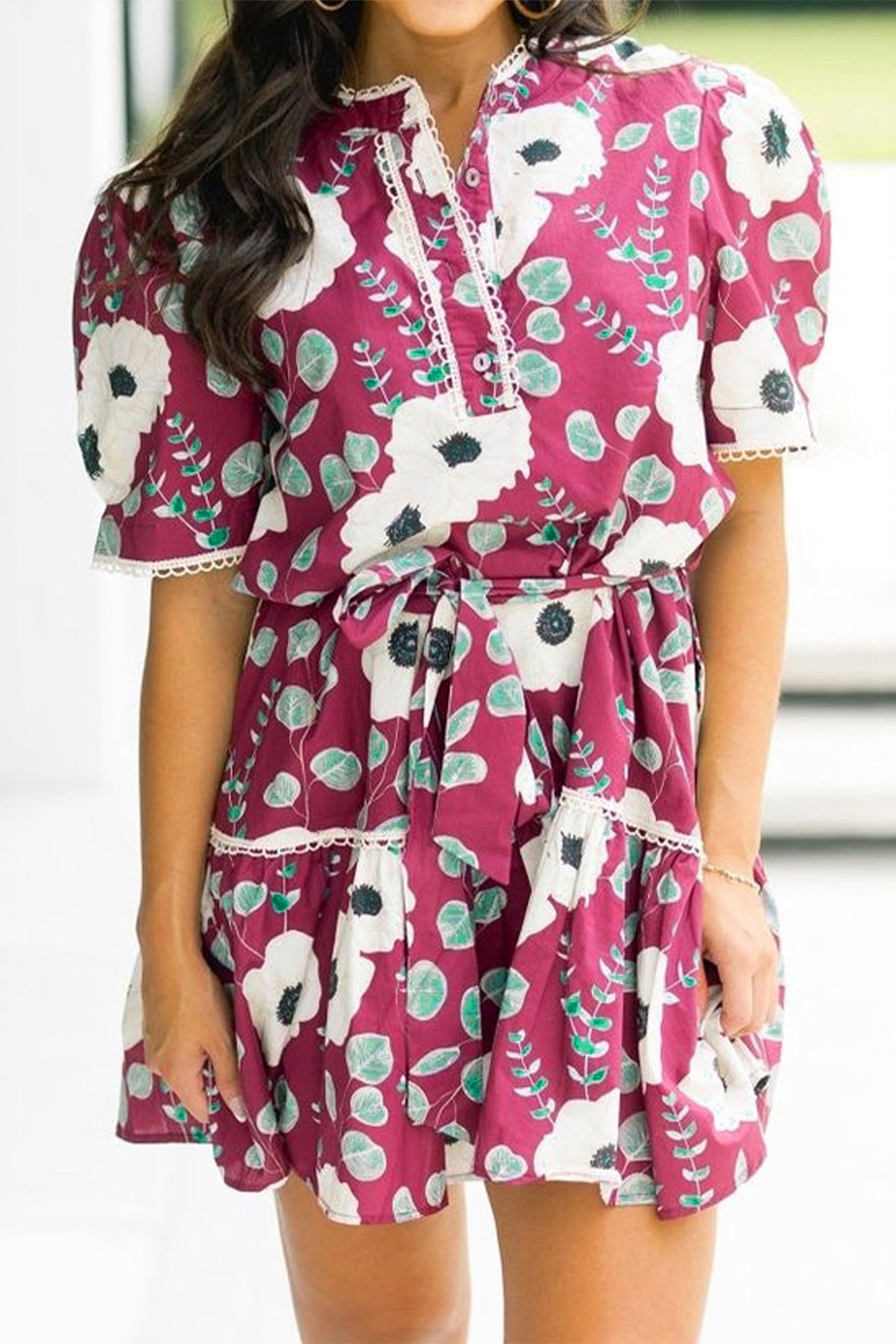 The Merlot Romance Dress