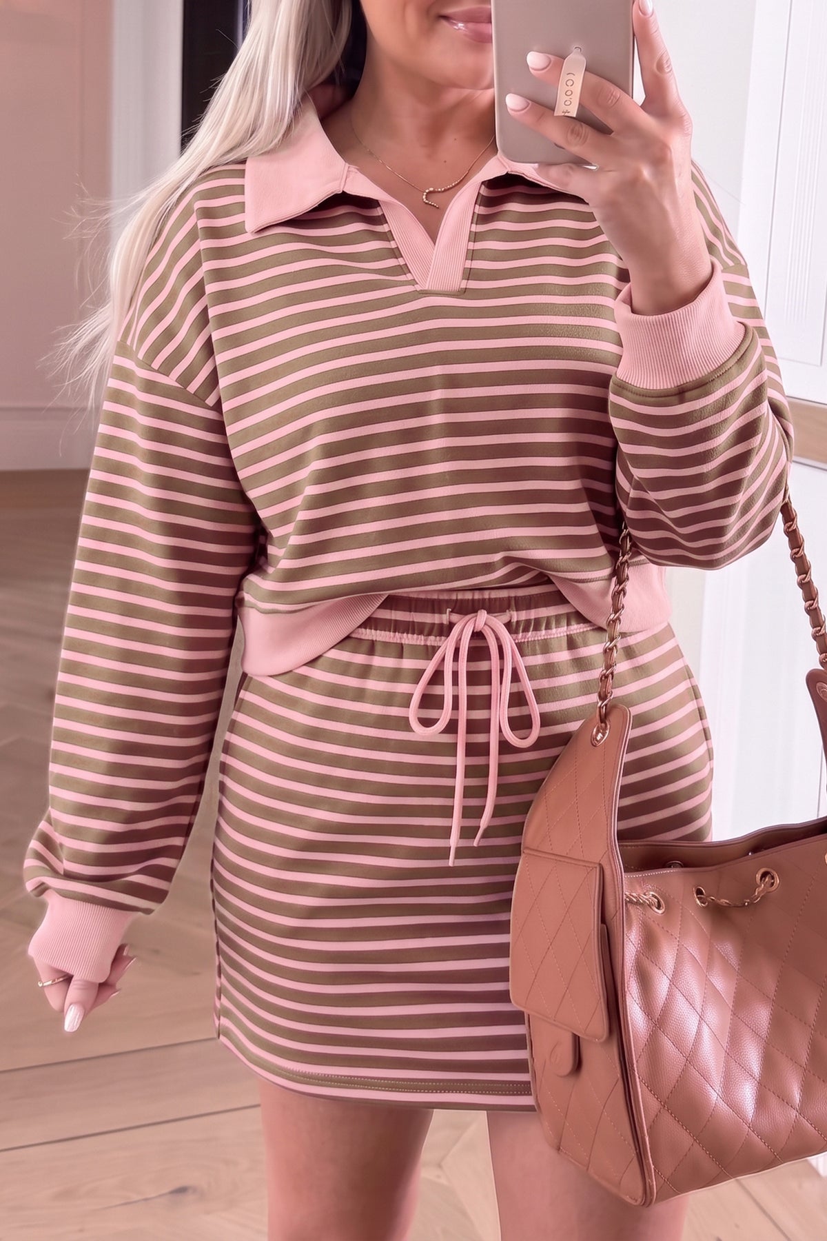 The Pretty in Line Skort Set