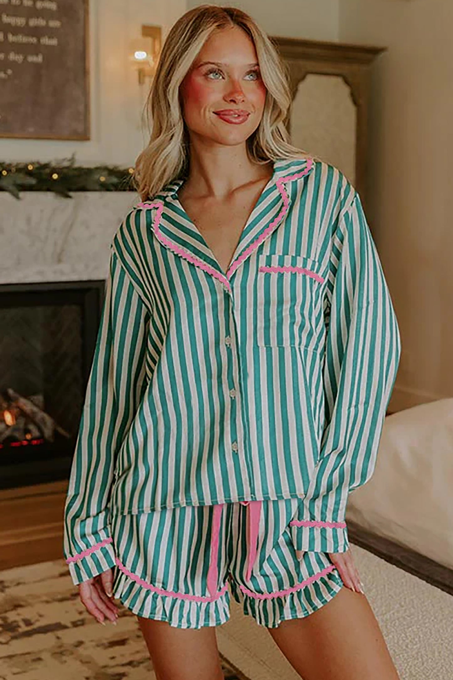 Mint & Blush Sweet Dreams Pajama Set