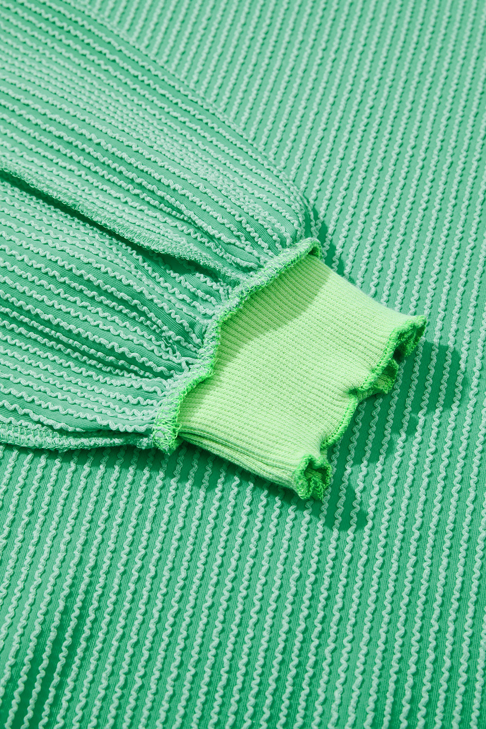 Minted Charm Textured Knit Top