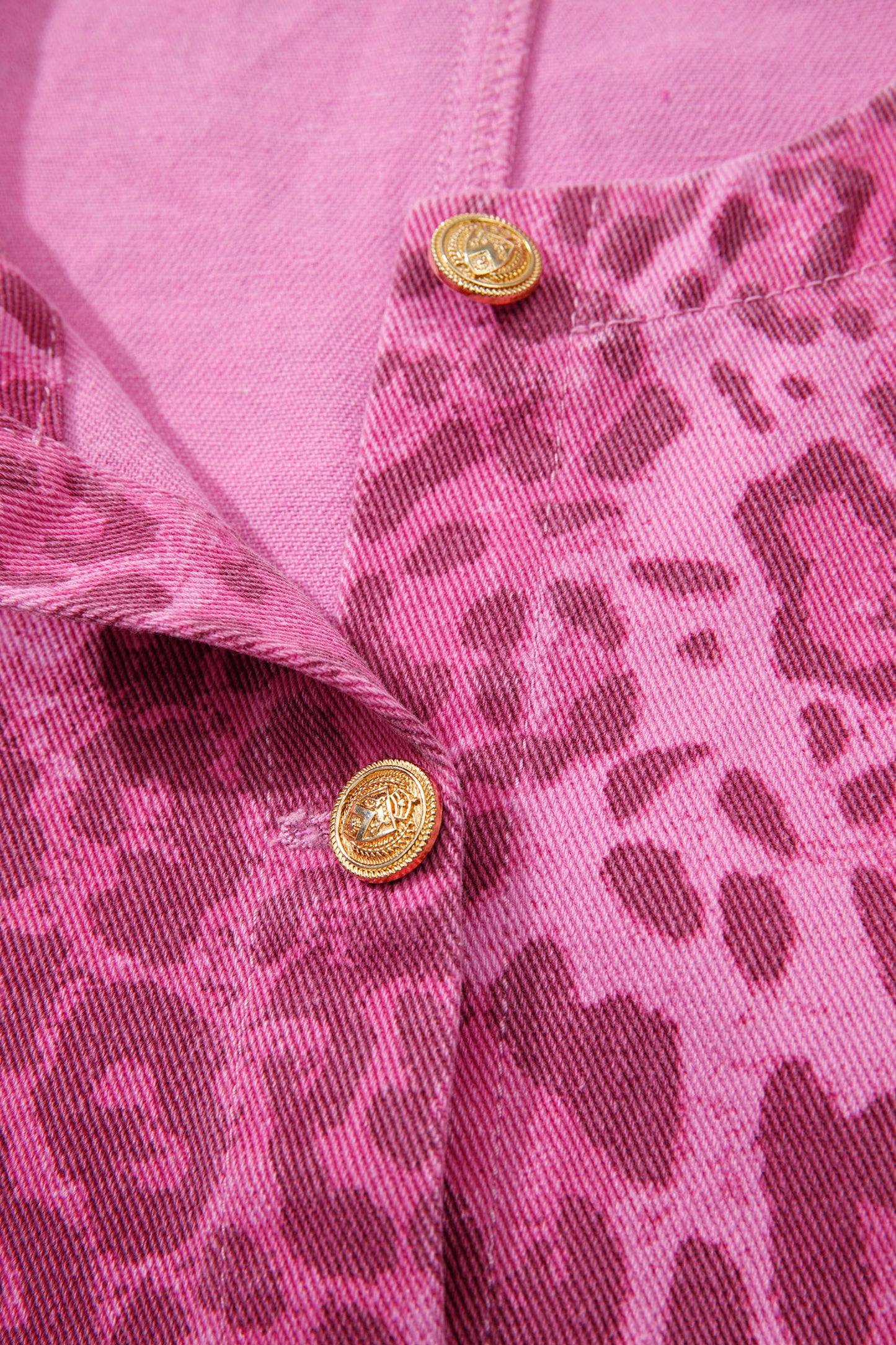 Wild Rose Button Dress