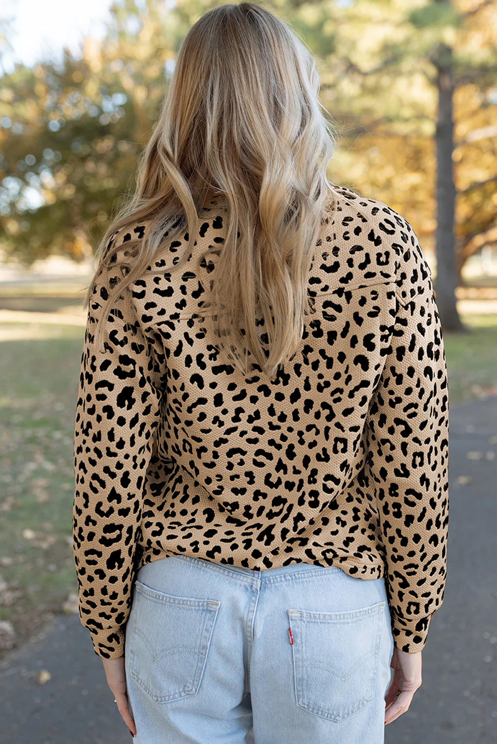 Savannah Stroll Leopard Quarter-Zip