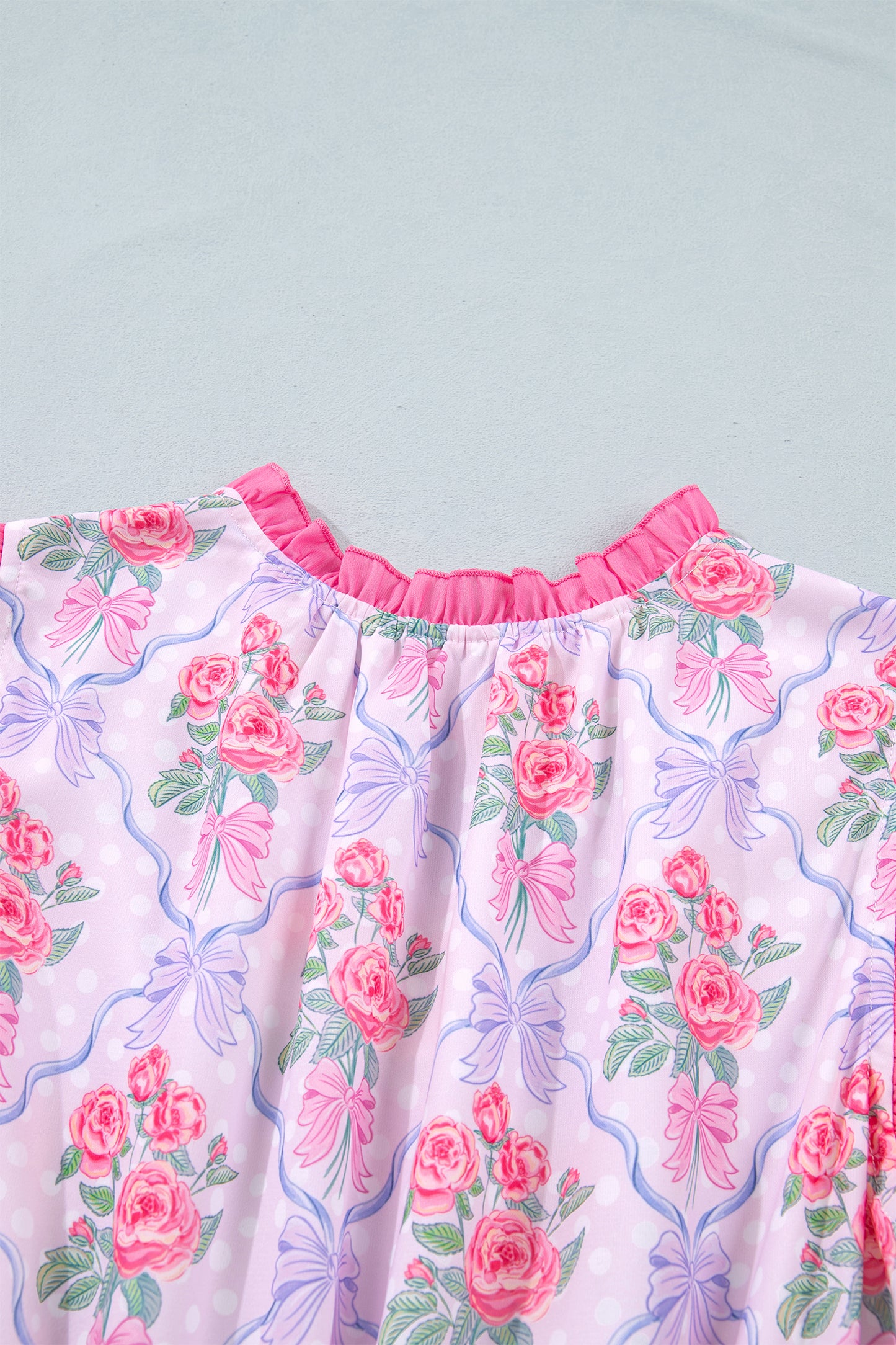 Petal Charm Ruffle Mini Dress